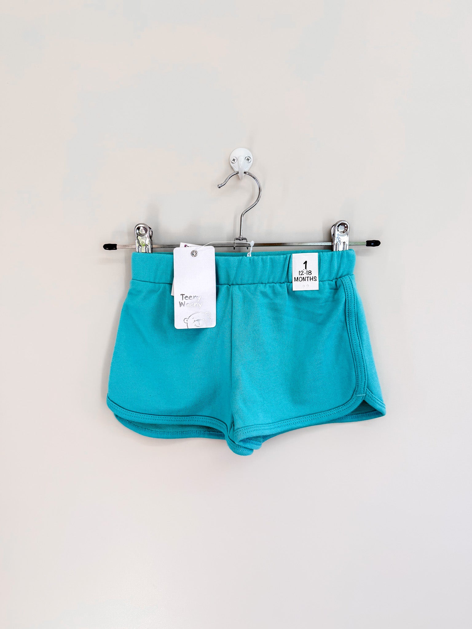 BNWT Teeny Weeny mint shorts (12-18m)