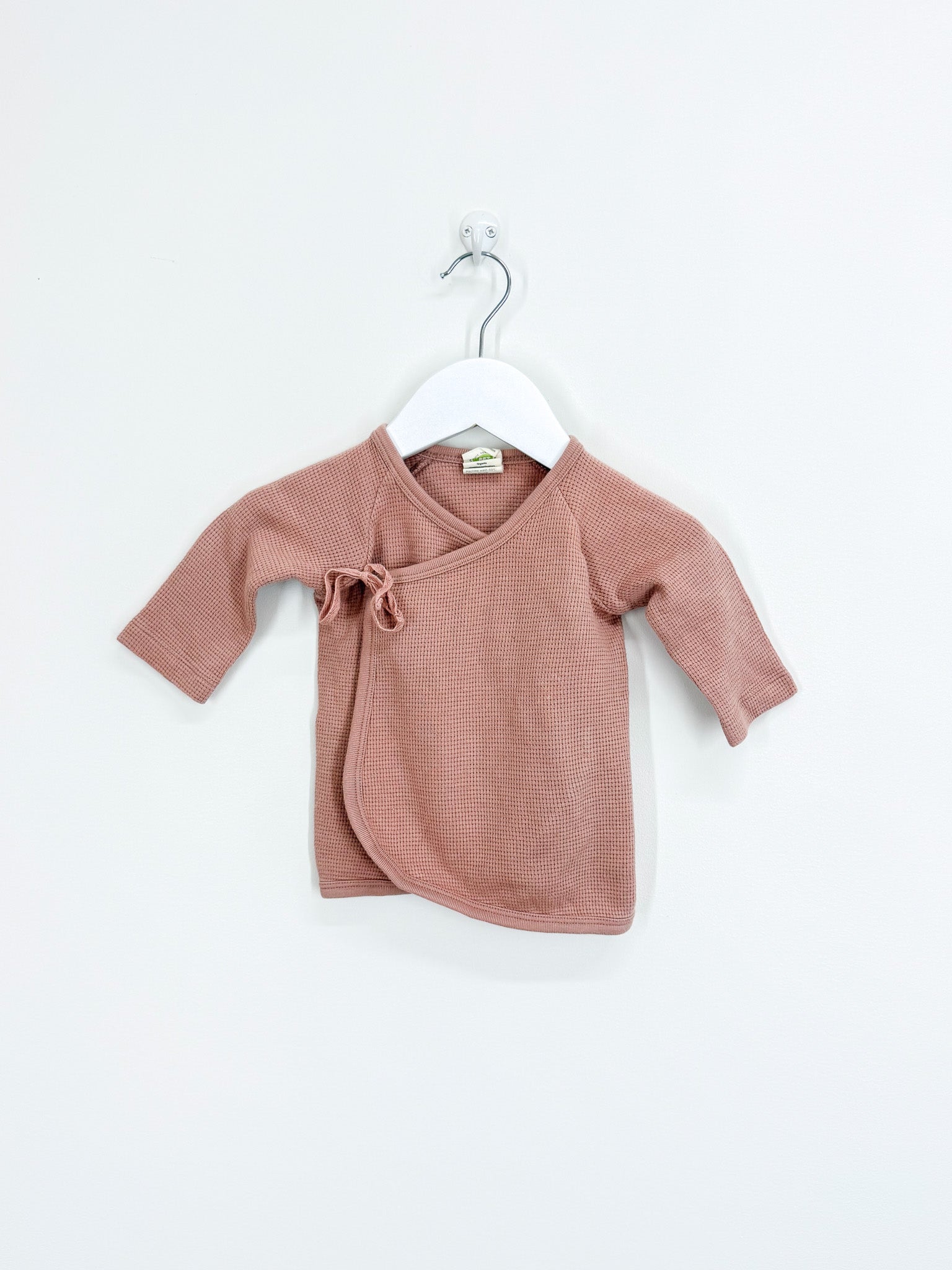 Nature Baby organic waffle kimono top (3-6m)