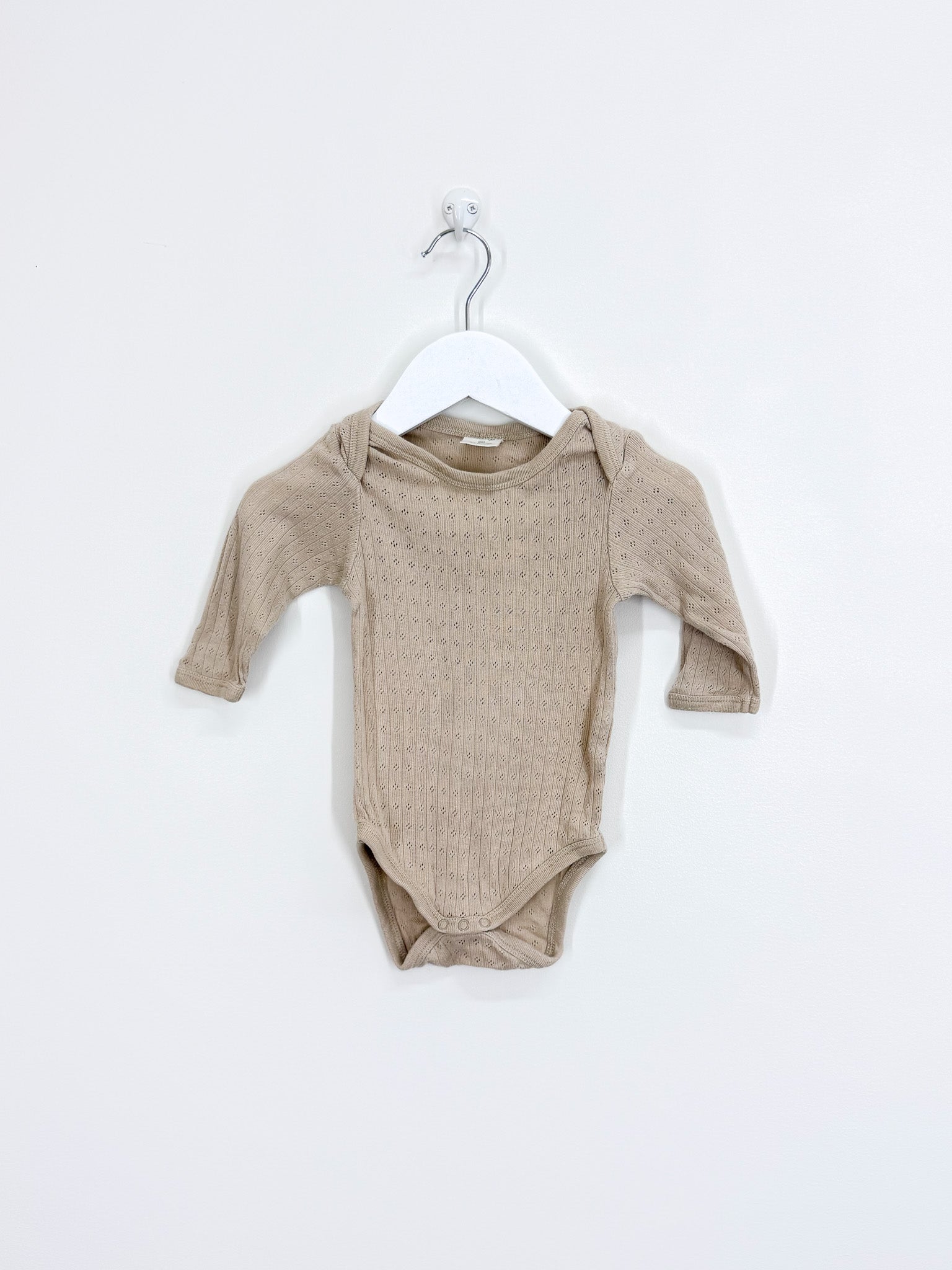 Nature Baby organic pointelle bodysuit (3-6m)