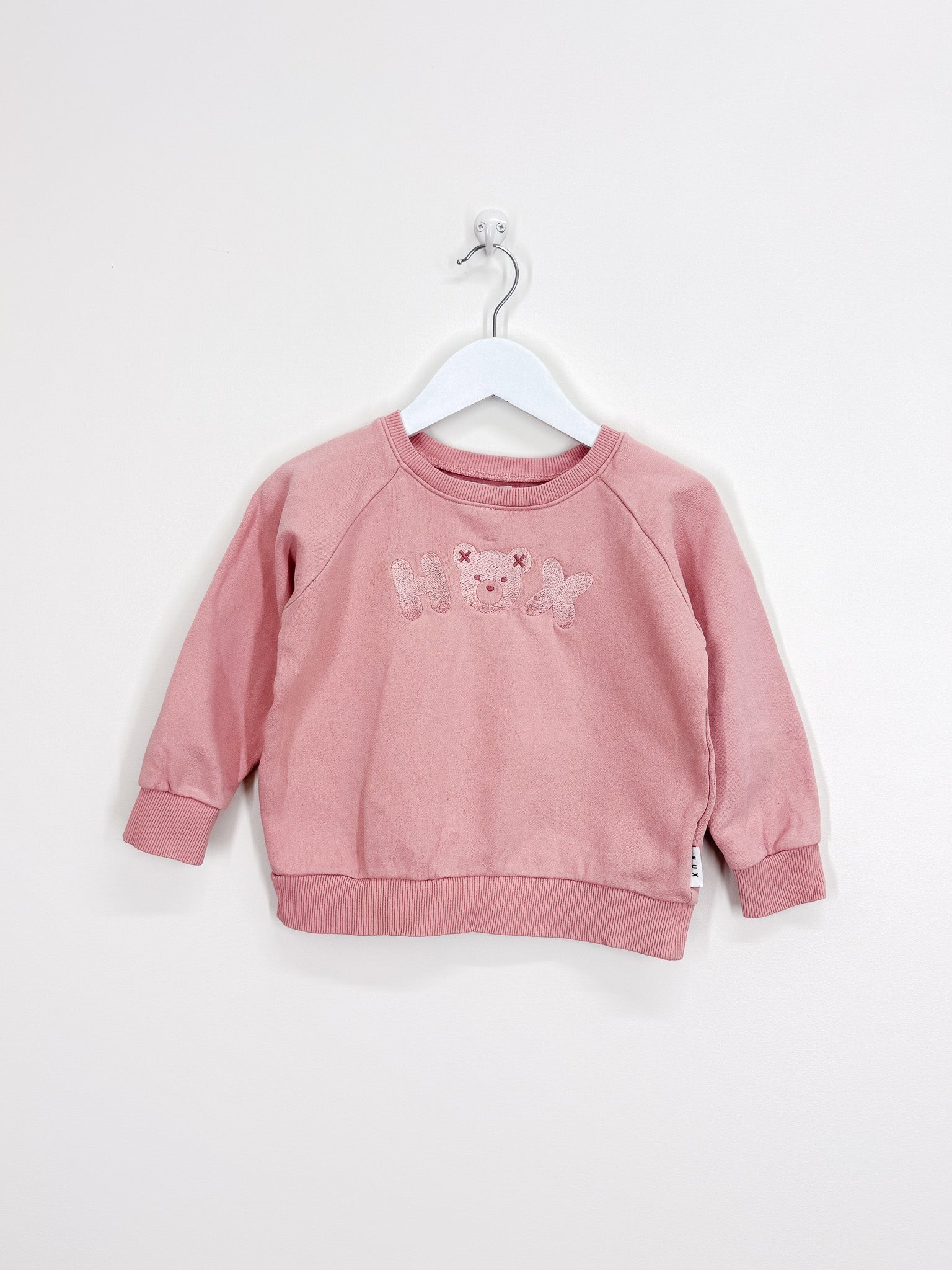 Hux organic logo bear sweatshirt (4y)