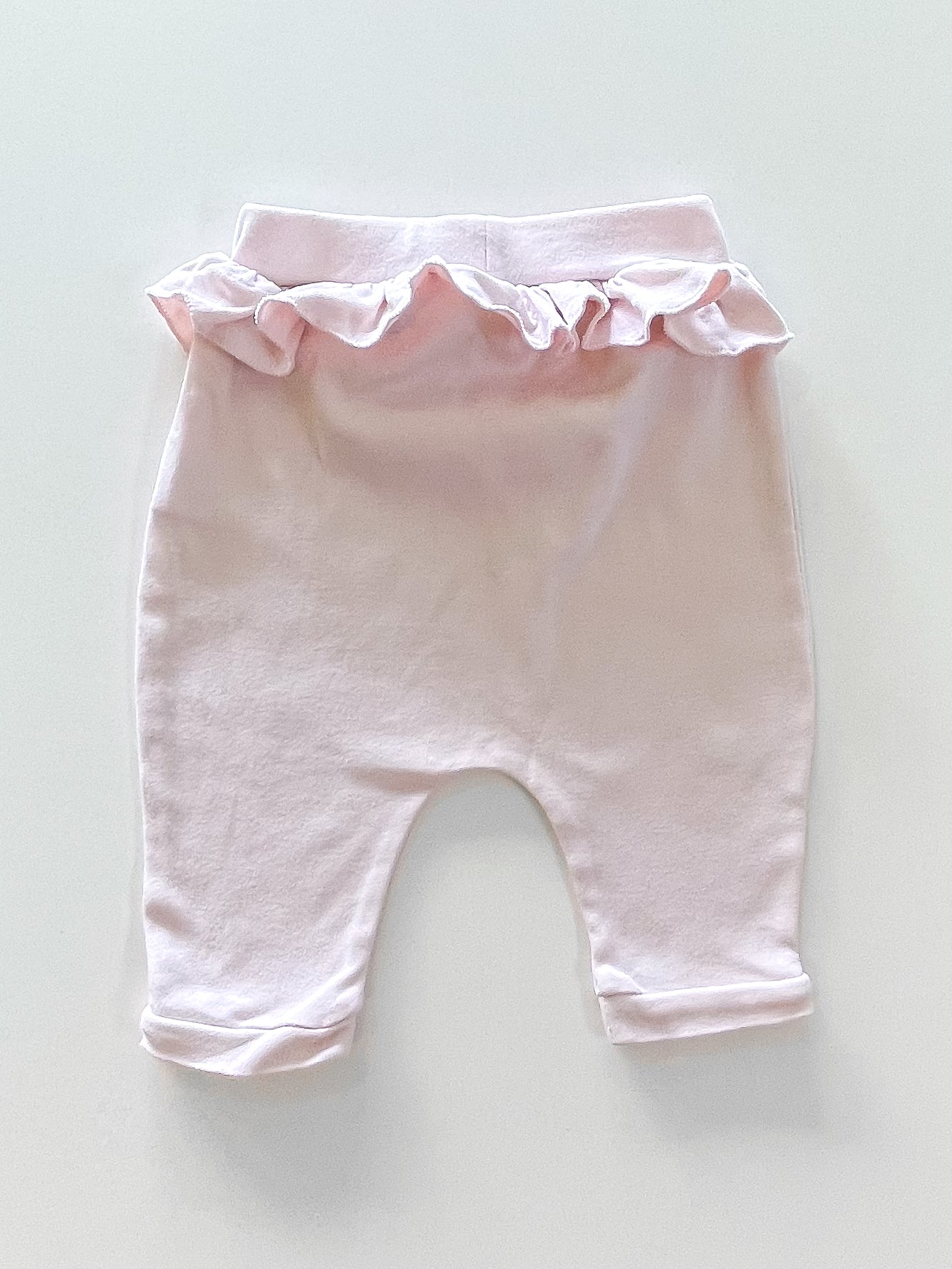 Little Bundle frill bum harem pants (0-3m)