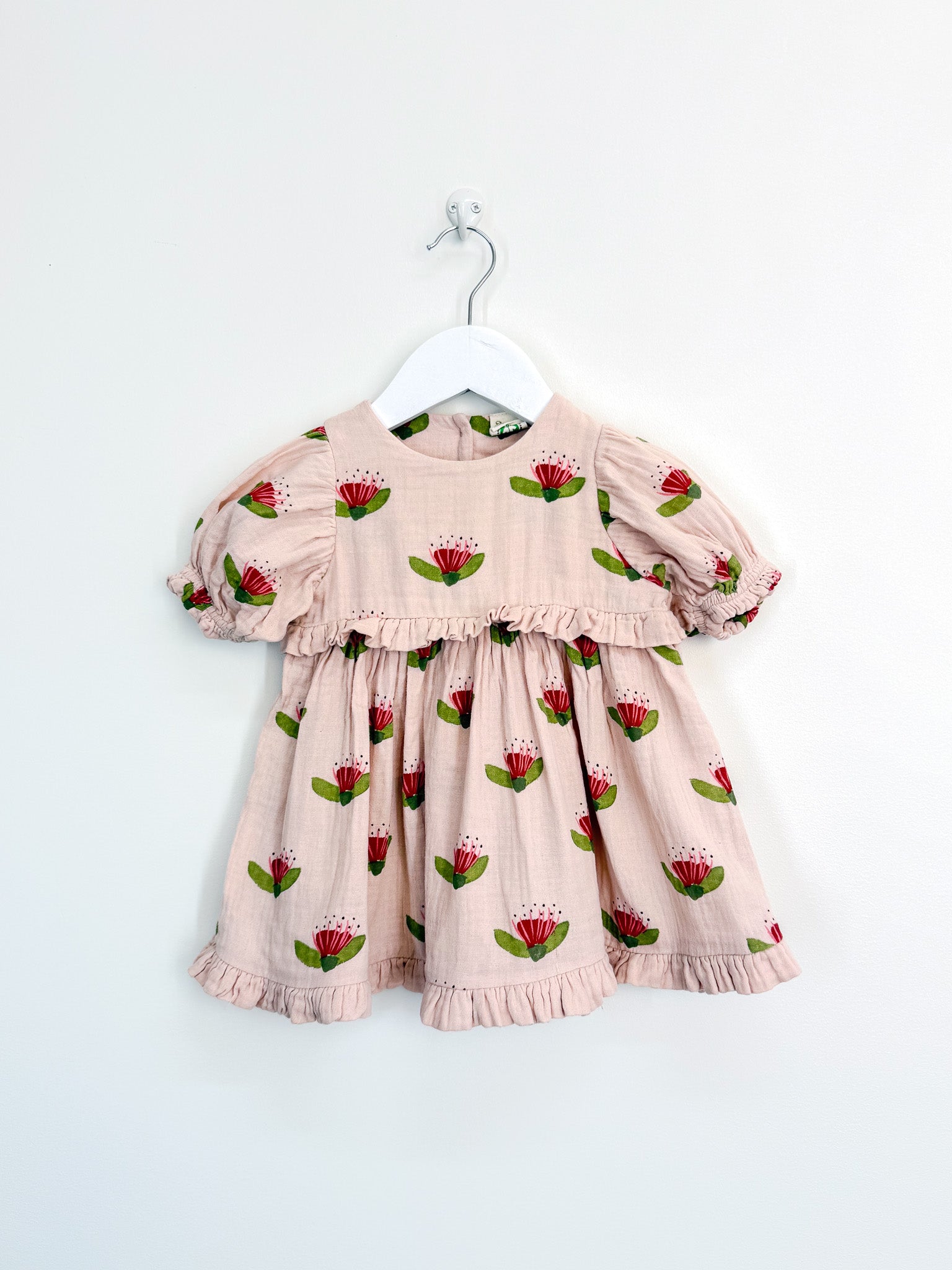 Nature Baby organic valentina dress - forest flowers (6-12m)