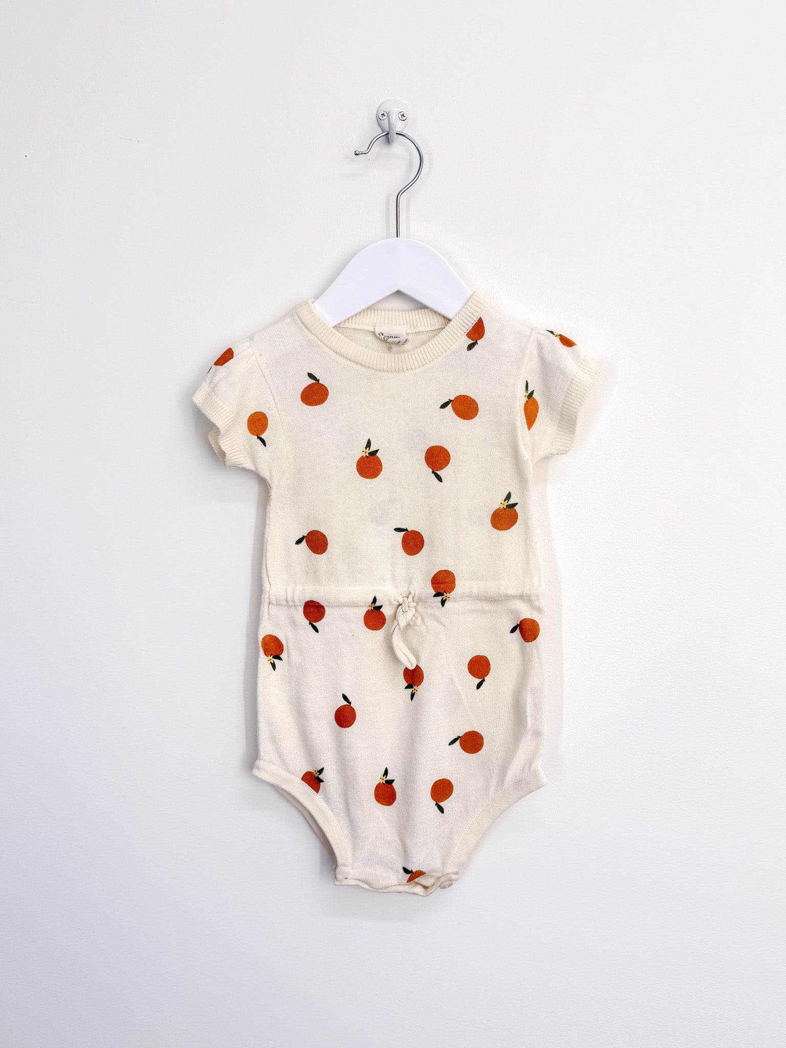Nature Baby organic lottie suit - orange blossom (1y)