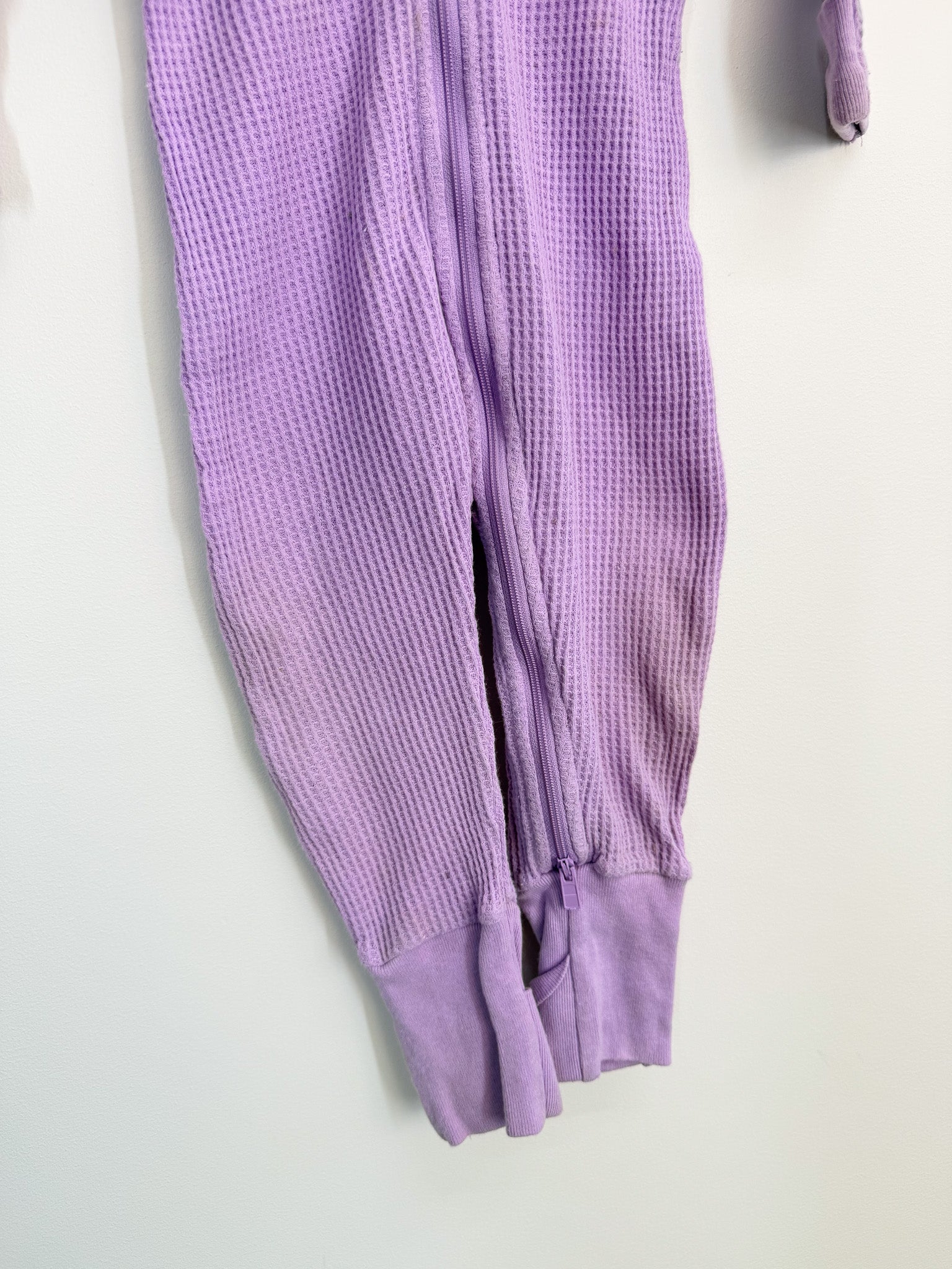Bonds re-loved waffle wondersuit - lilac (6-12m)