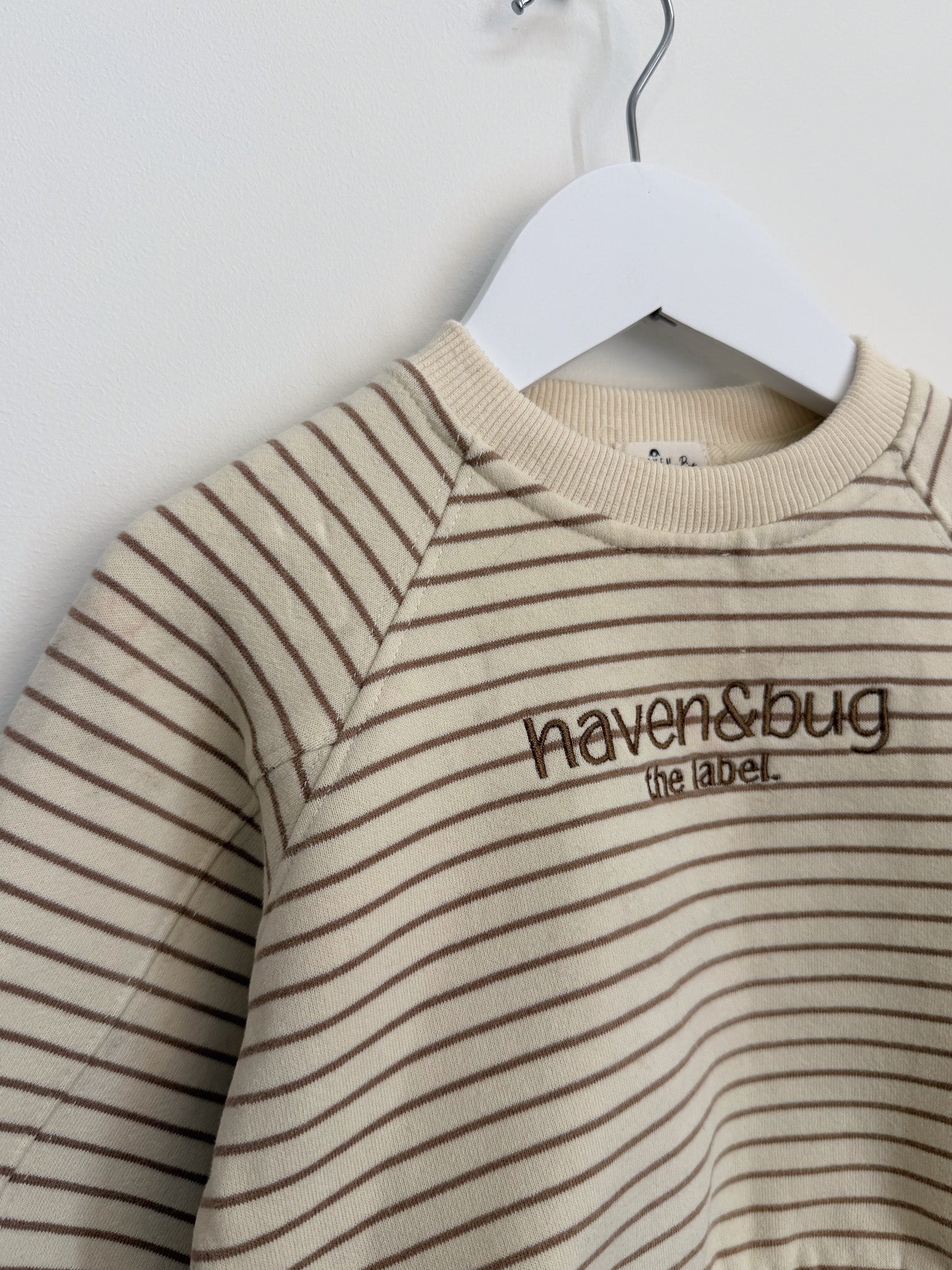 Haven & Bug logo fleece pullover (1y)