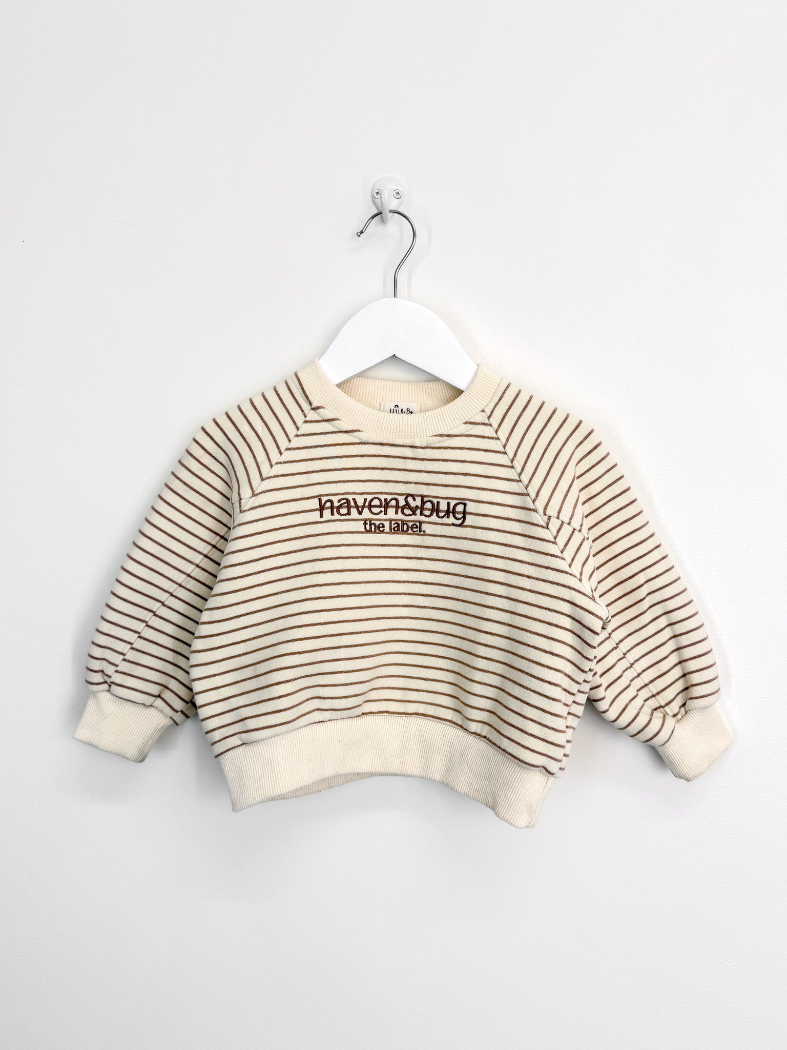 Haven & Bug logo fleece pullover (1y)