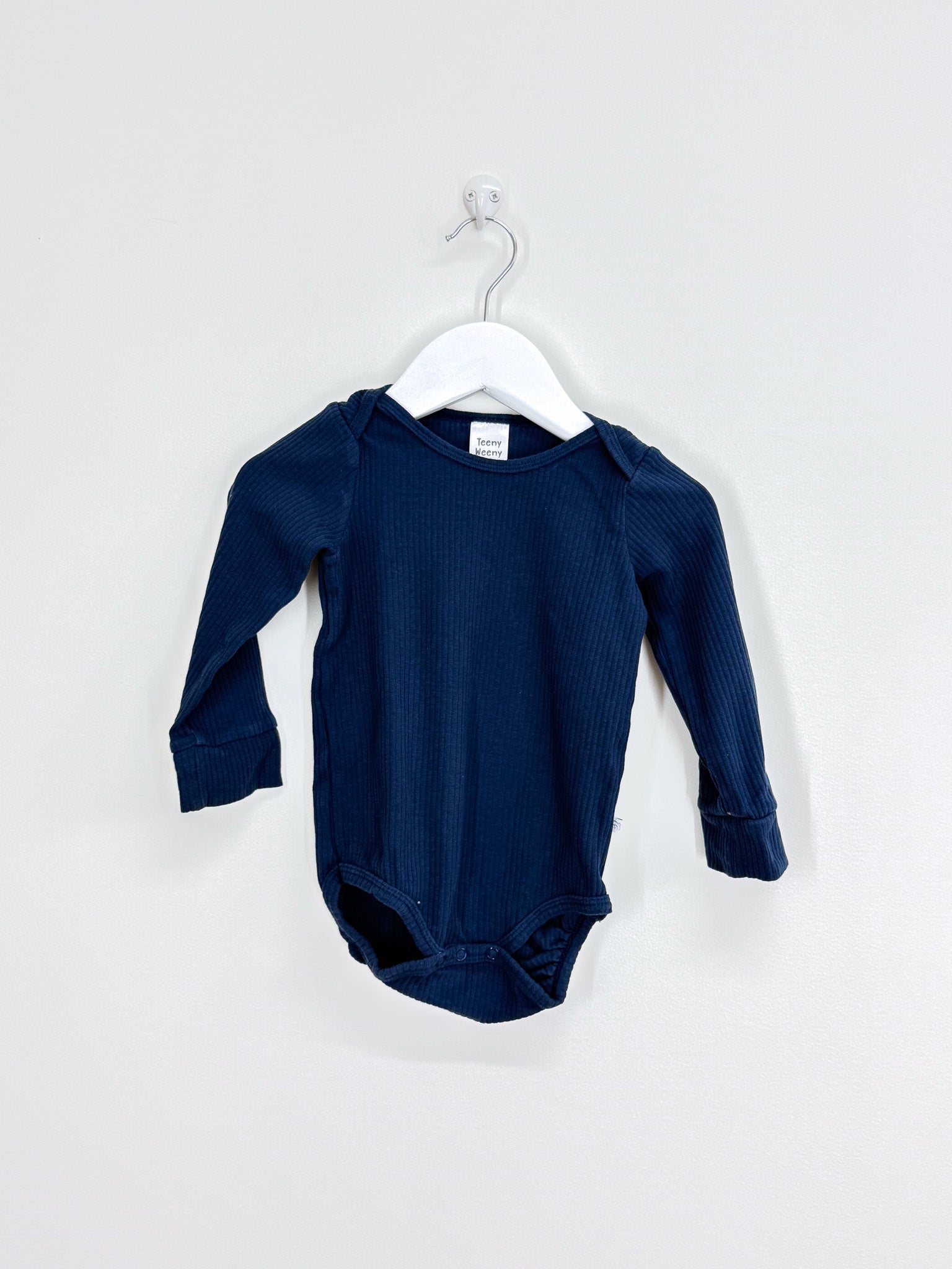 Teeny Weeny rib bodysuit - navy (18-24m)