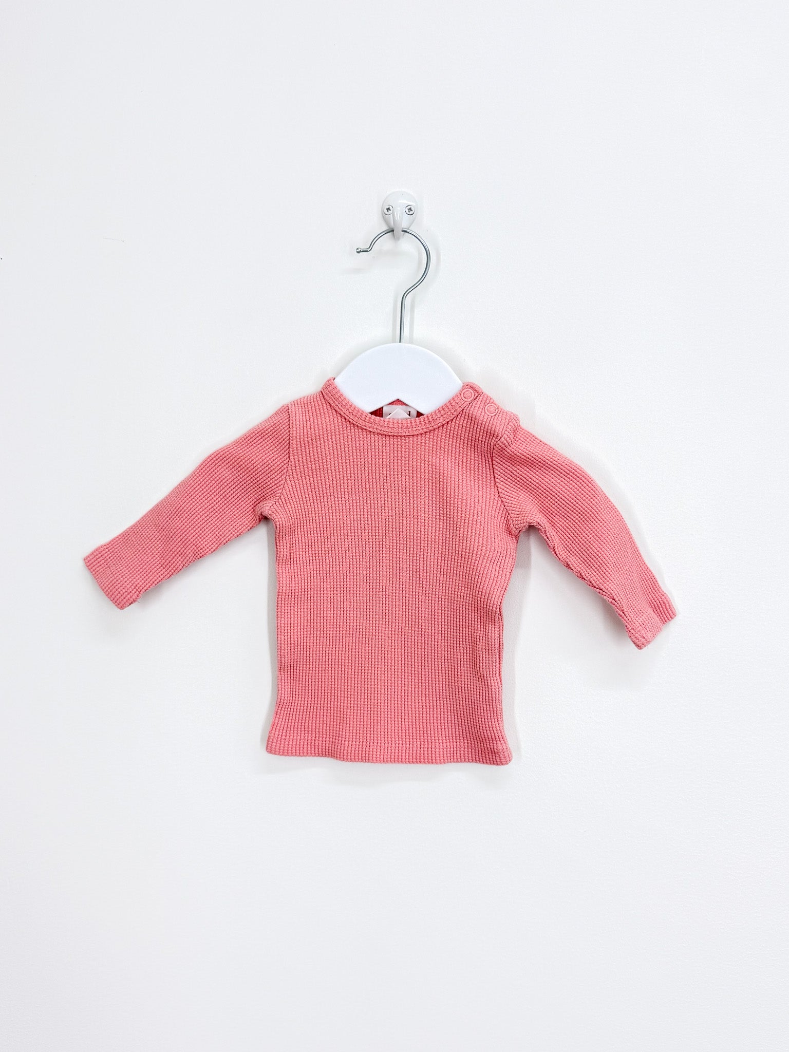 Seed waffle long sleeve tee (0-3m)