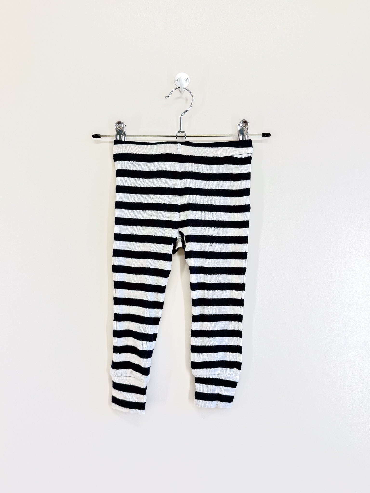 Milly & Milo merino leggings - navy stripe (3-6m)