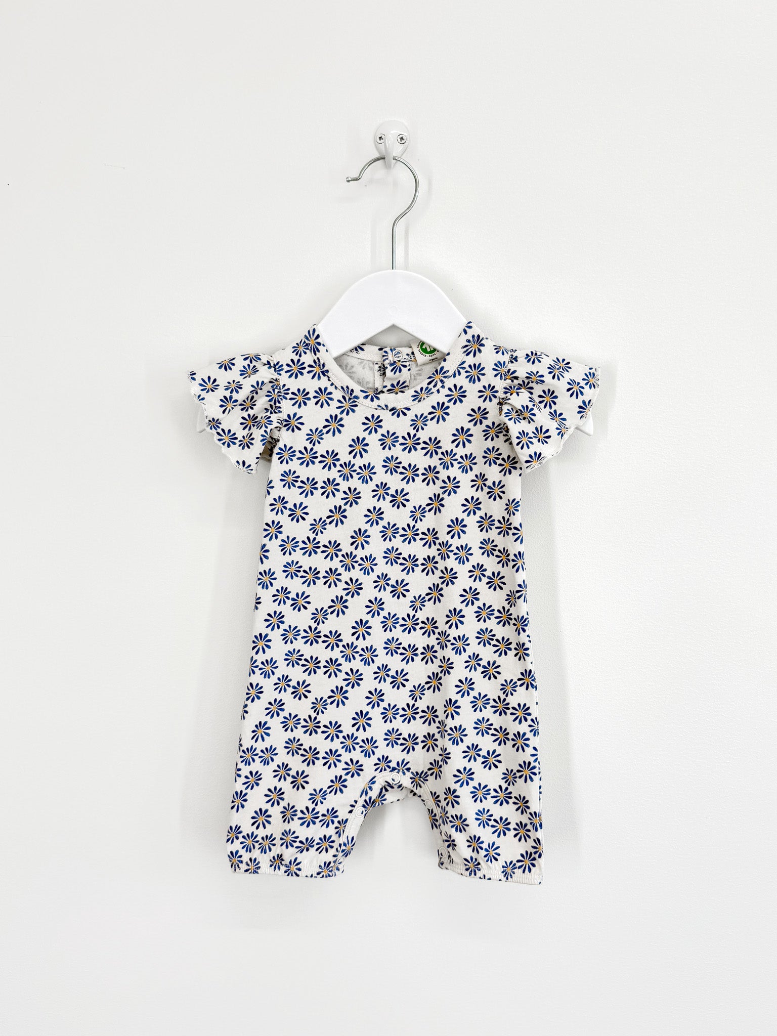 Nature Baby organic tilly suit - daisy daze meadow (3-6m)