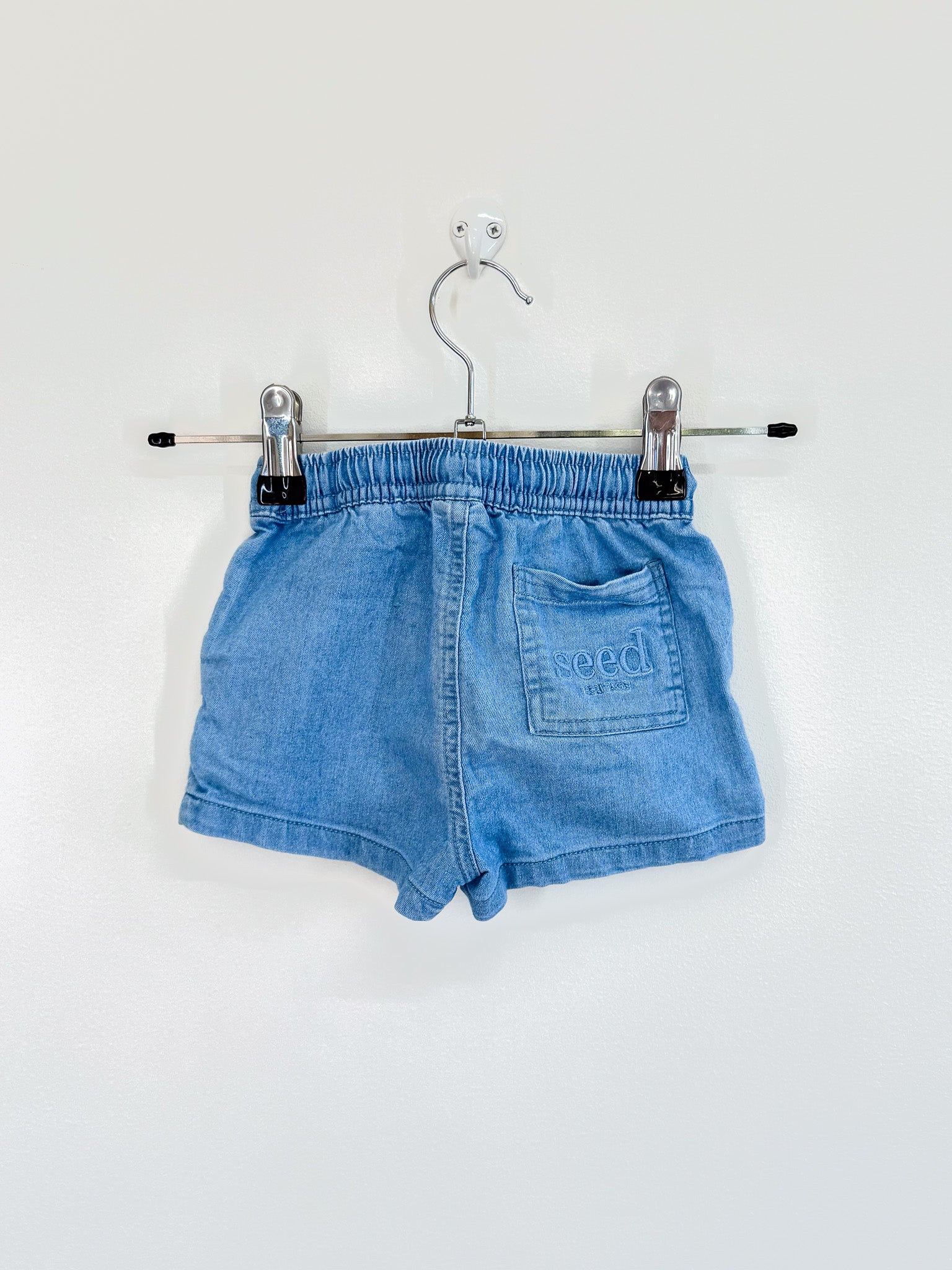Seed core logo drawstring shorts (3-6m)