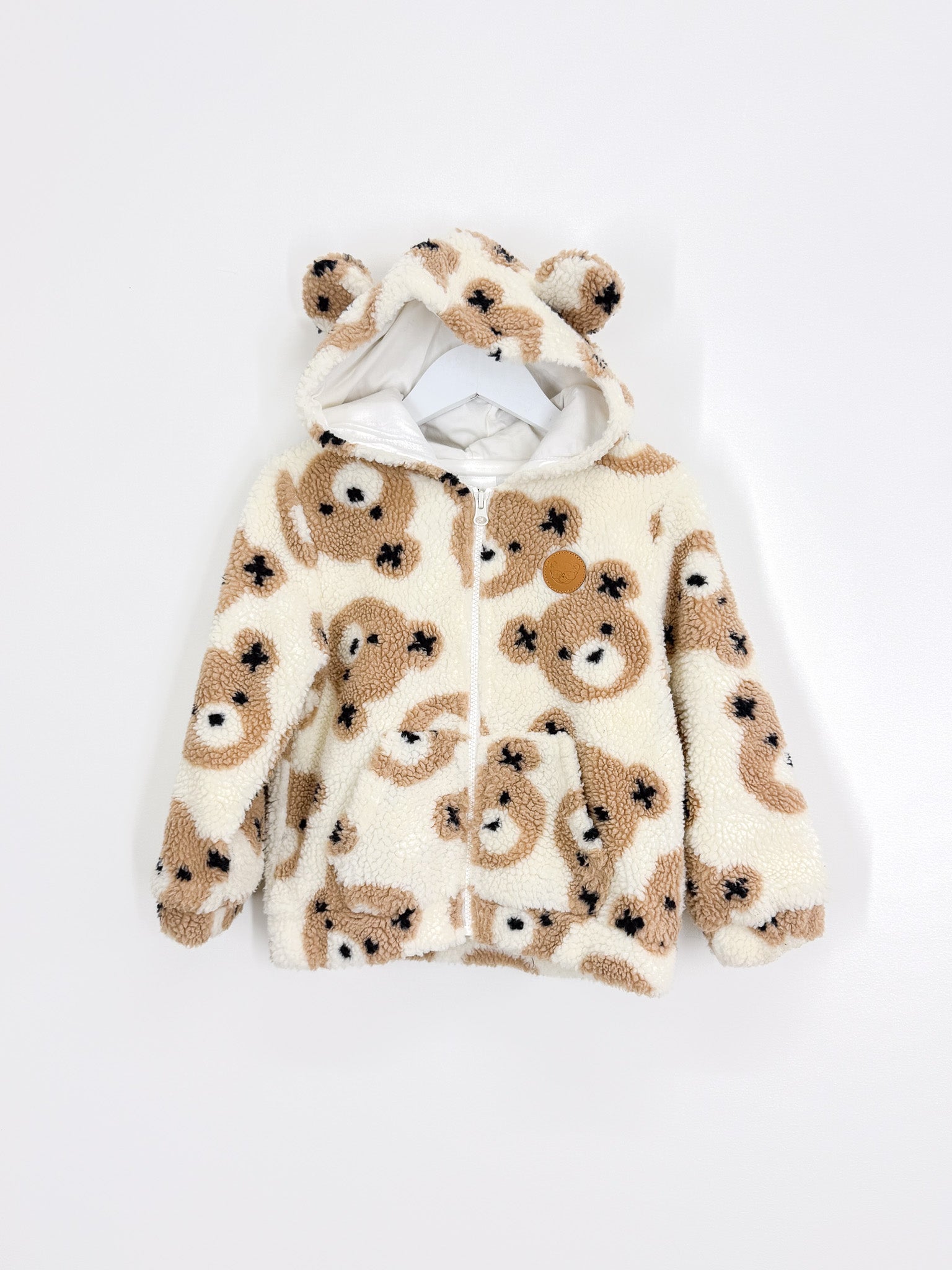 Hux teddy bear sherpa hoodie (5y)
