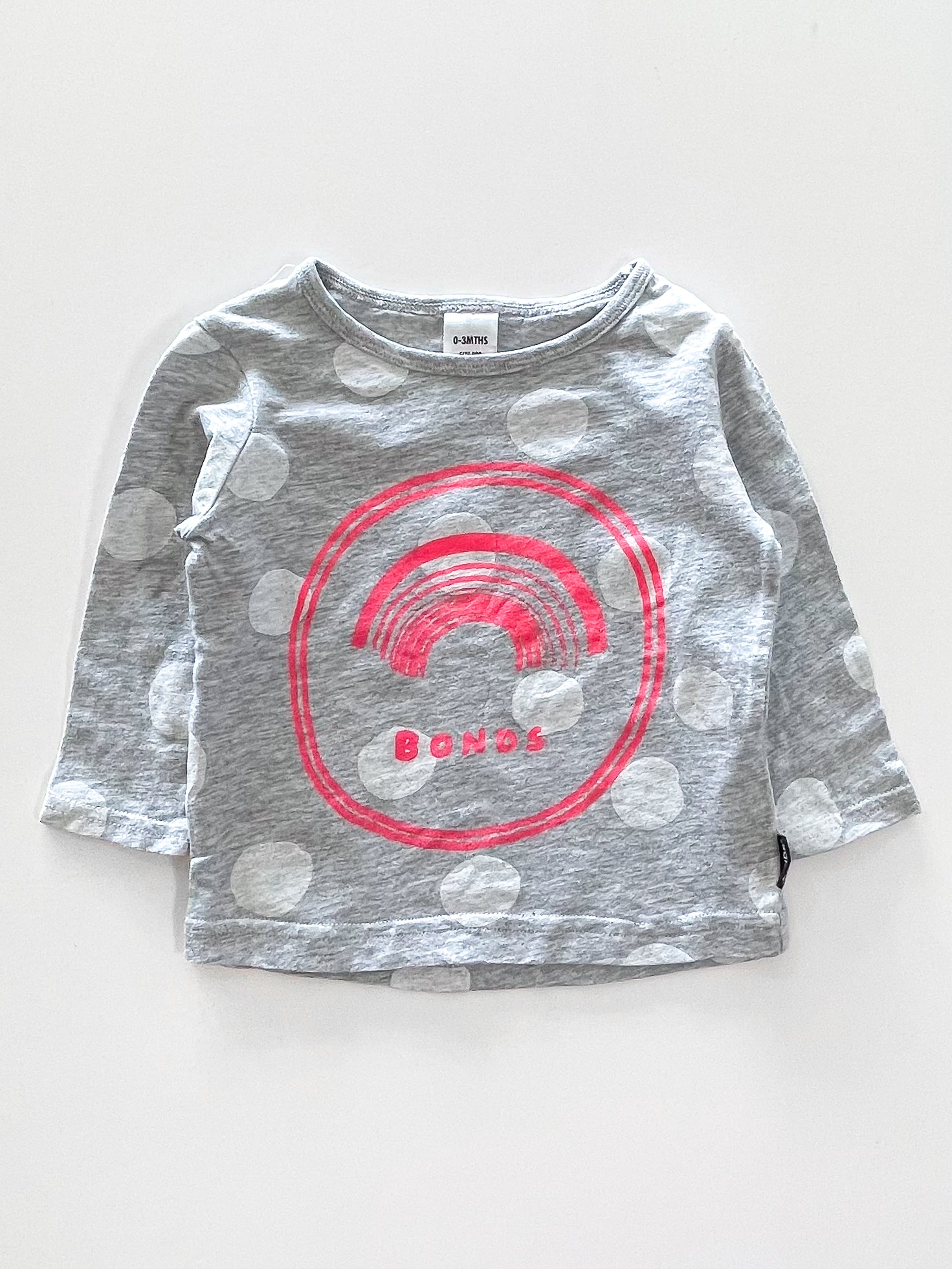 Bonds long sleeve tee (0-3m)