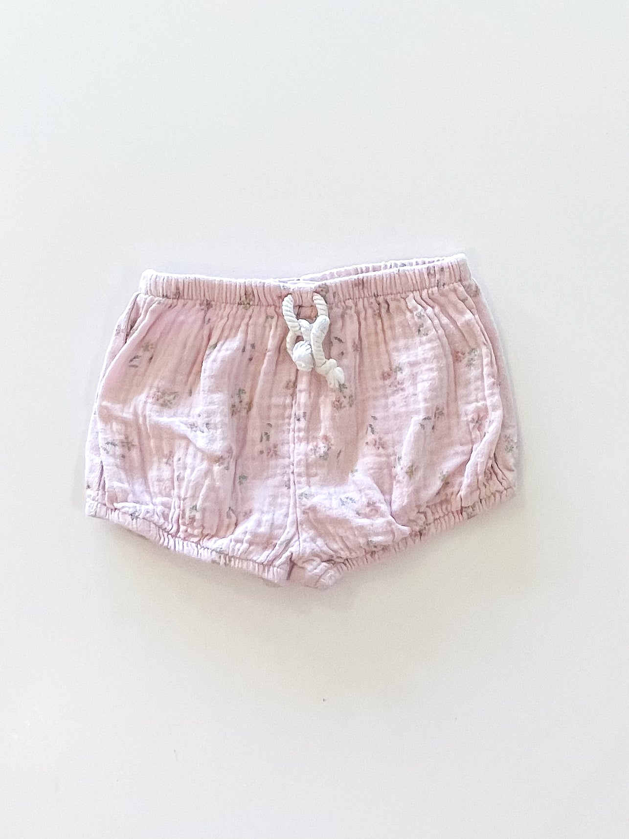 Zara muslin floral bloomers (3-6m)