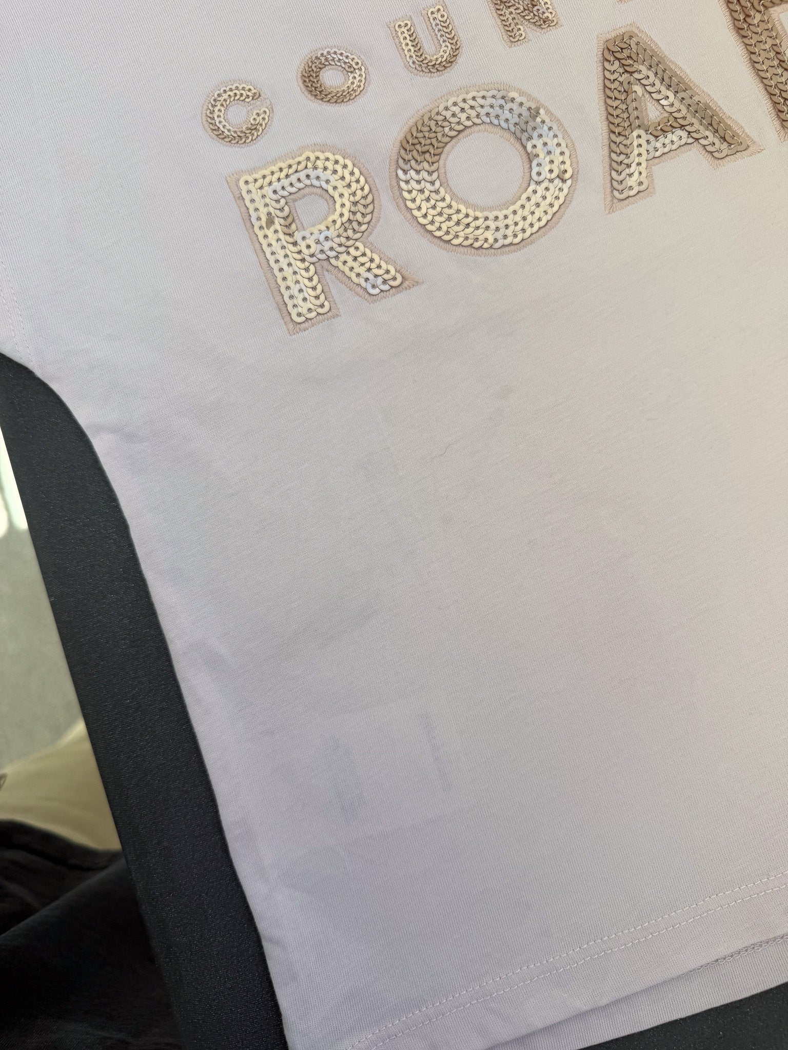 Country Road logo sequin tee (5y)