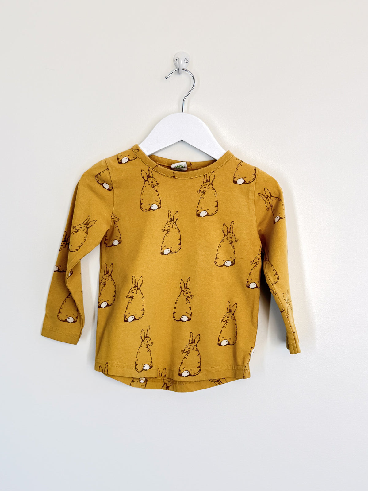 Nature Baby organic long sleeve tee - bunny tales (2y)