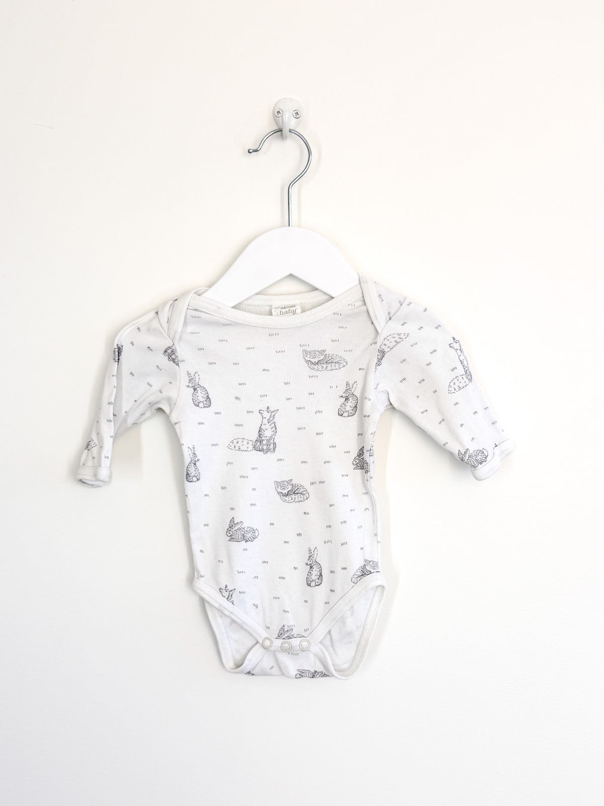Nature Baby organic bodysuit - bunny fox (0-3m)