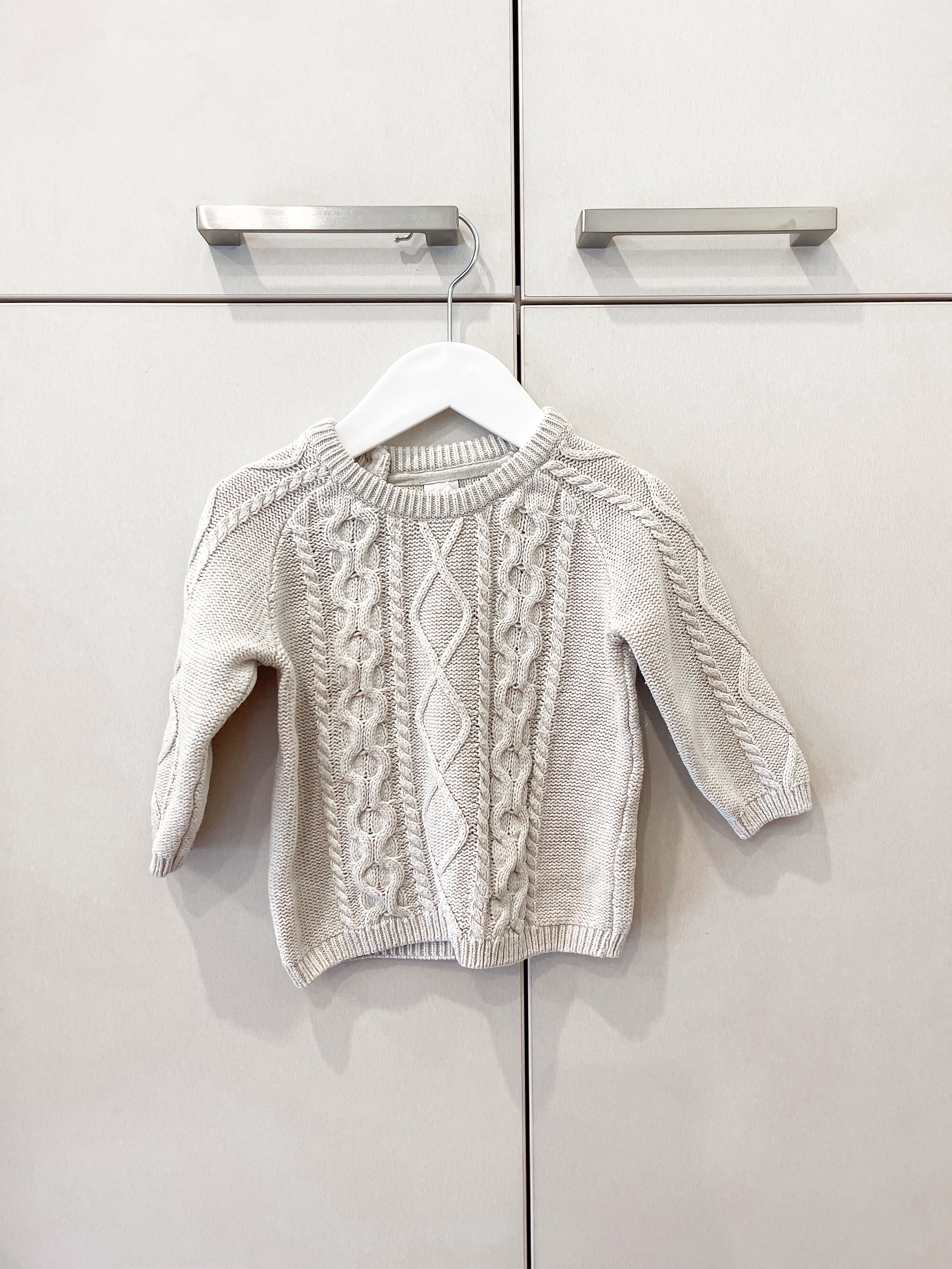 H&M cable knit pullover (6-9m)