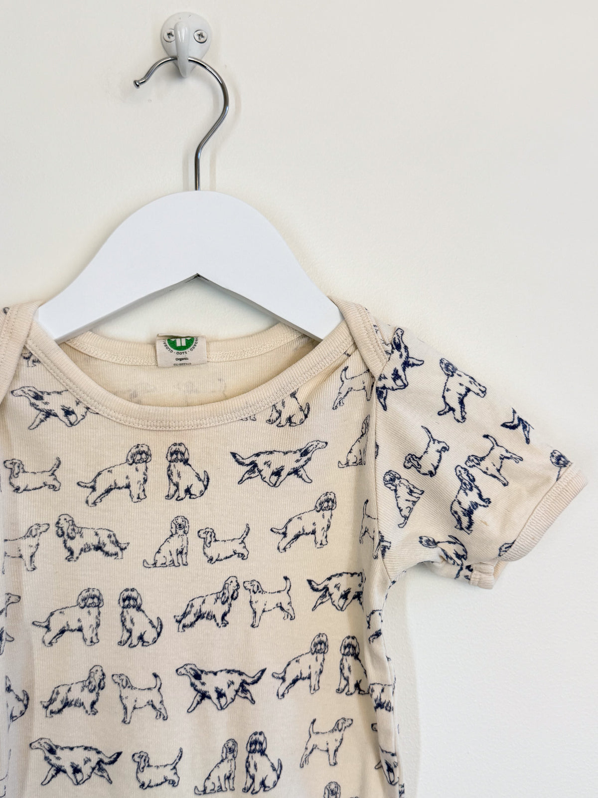 Nature Baby organic bodysuit - dog days (1y)