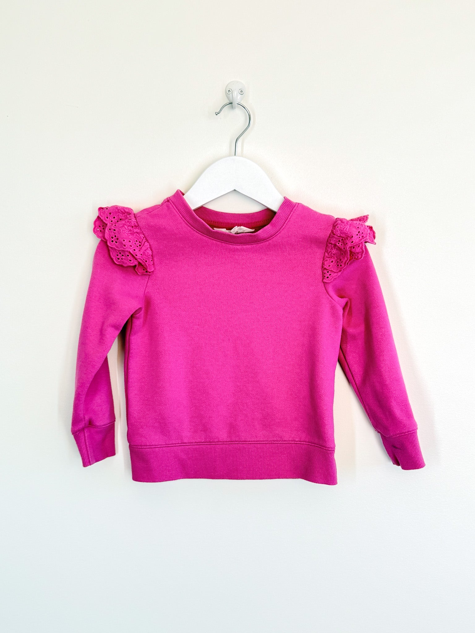 Mac & Ellie frill fleece sweatshirt (3y)