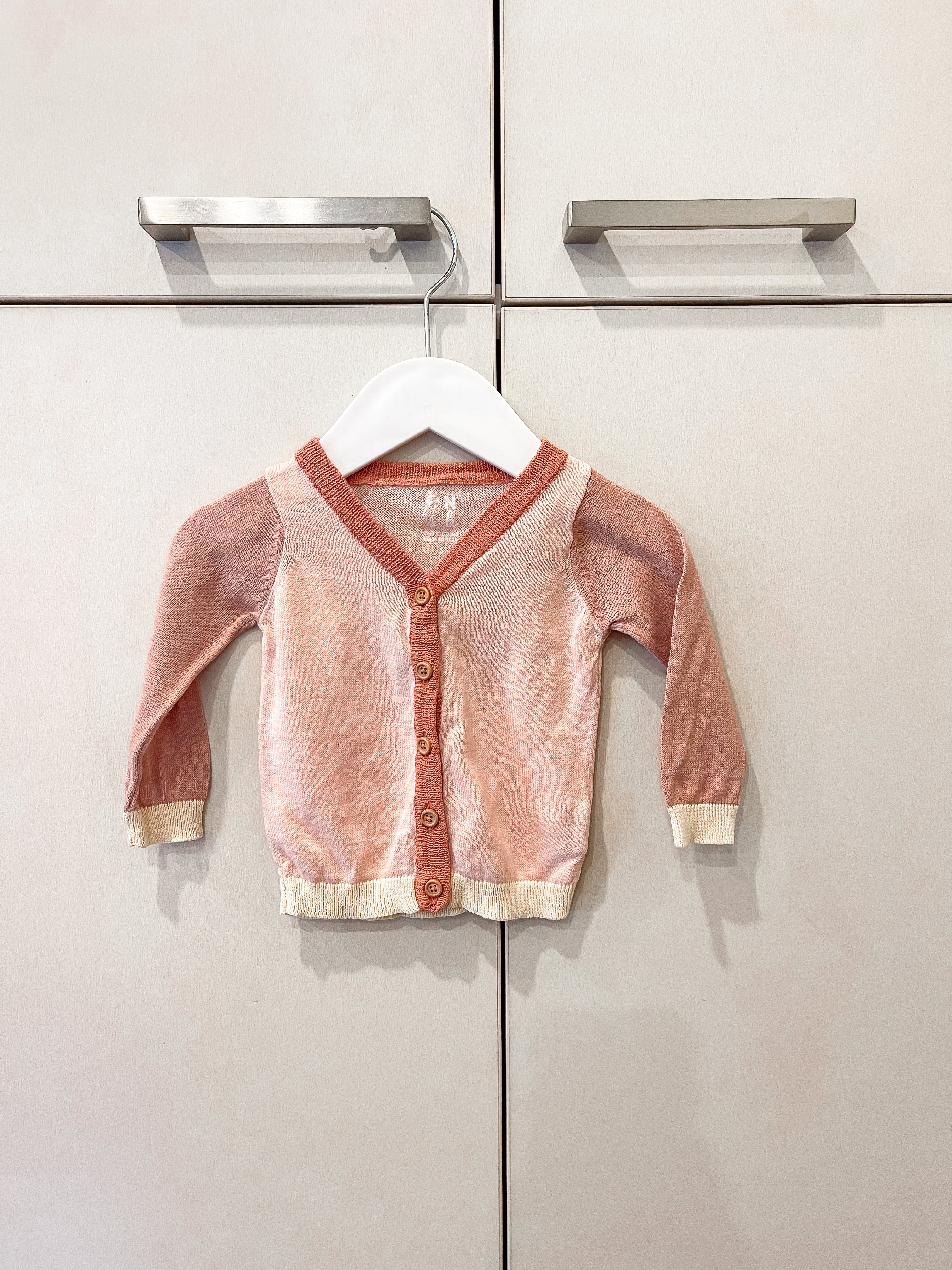 Nature Baby organic lightweight knit cardigan (3-6m)