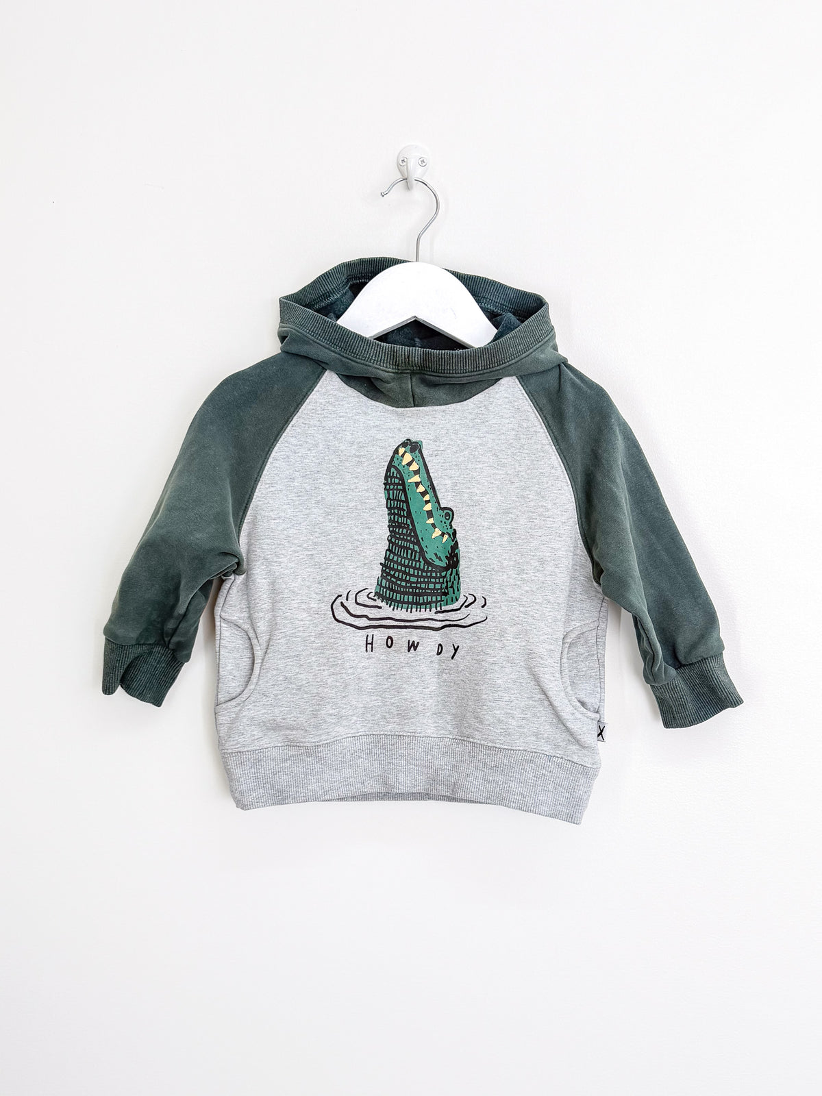 Minti howdy gator furry hoodie (2y)