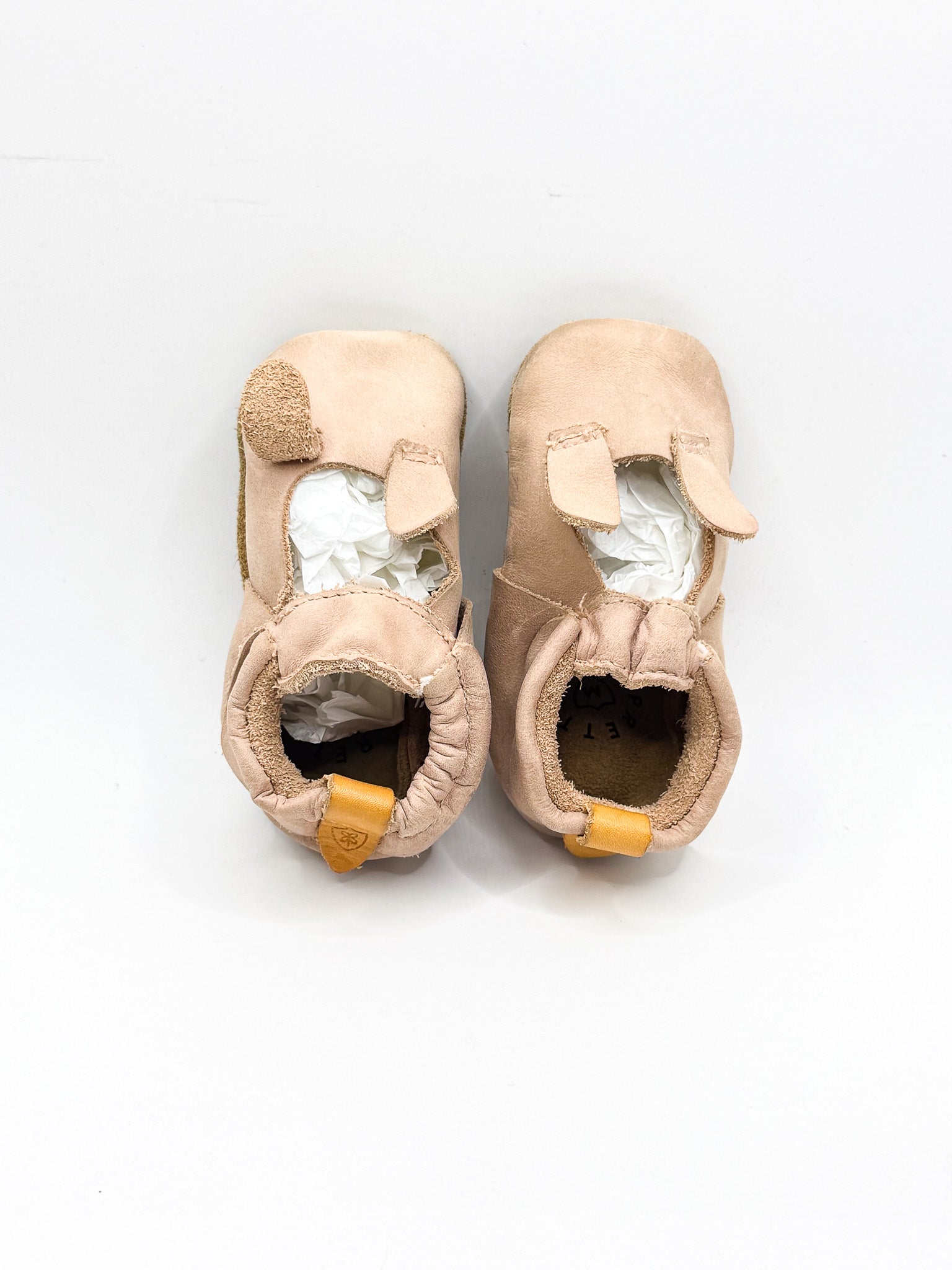 Pretty Brave soft sole bunny slip ons (18EU)