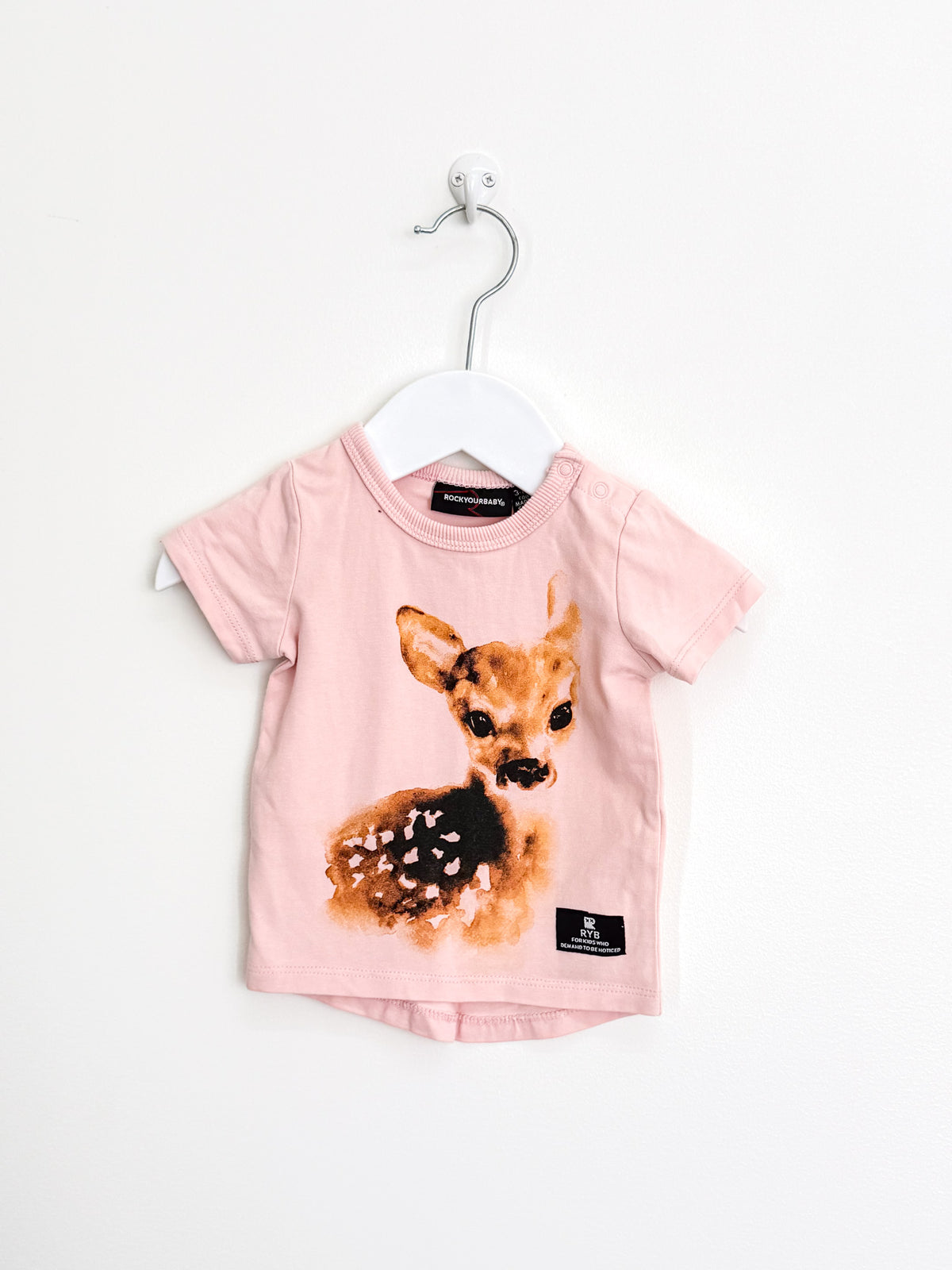 Rock Your Baby baby deer tee (3-6m)
