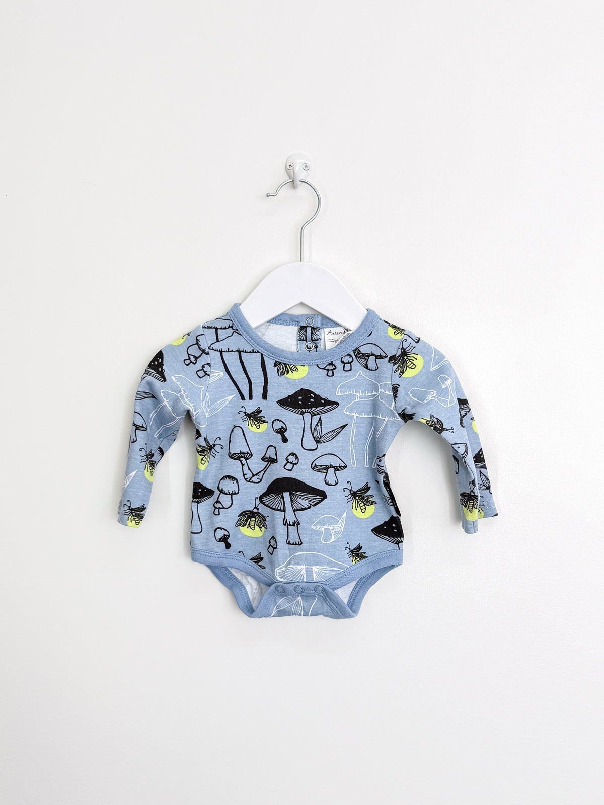 Aster & Oak organic mushroom bodysuit (0-3m)