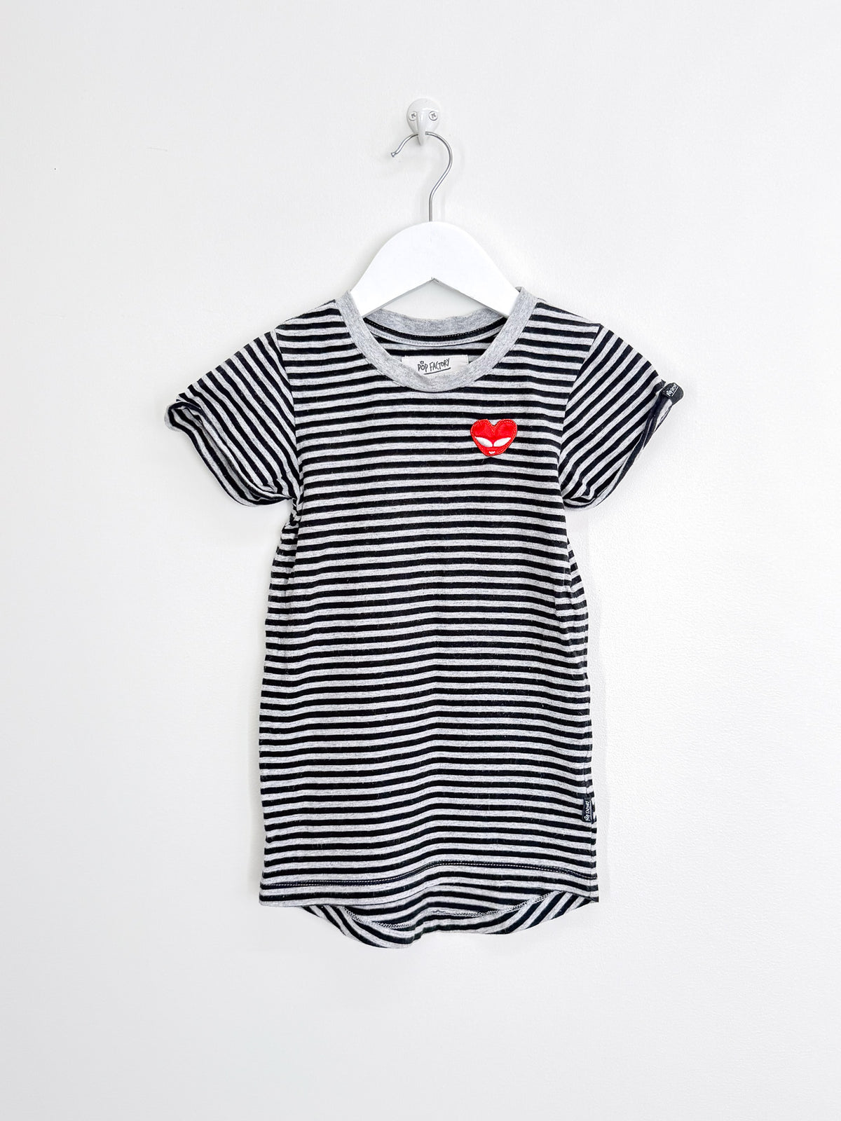 Pop Factory striped tee dress (2y)