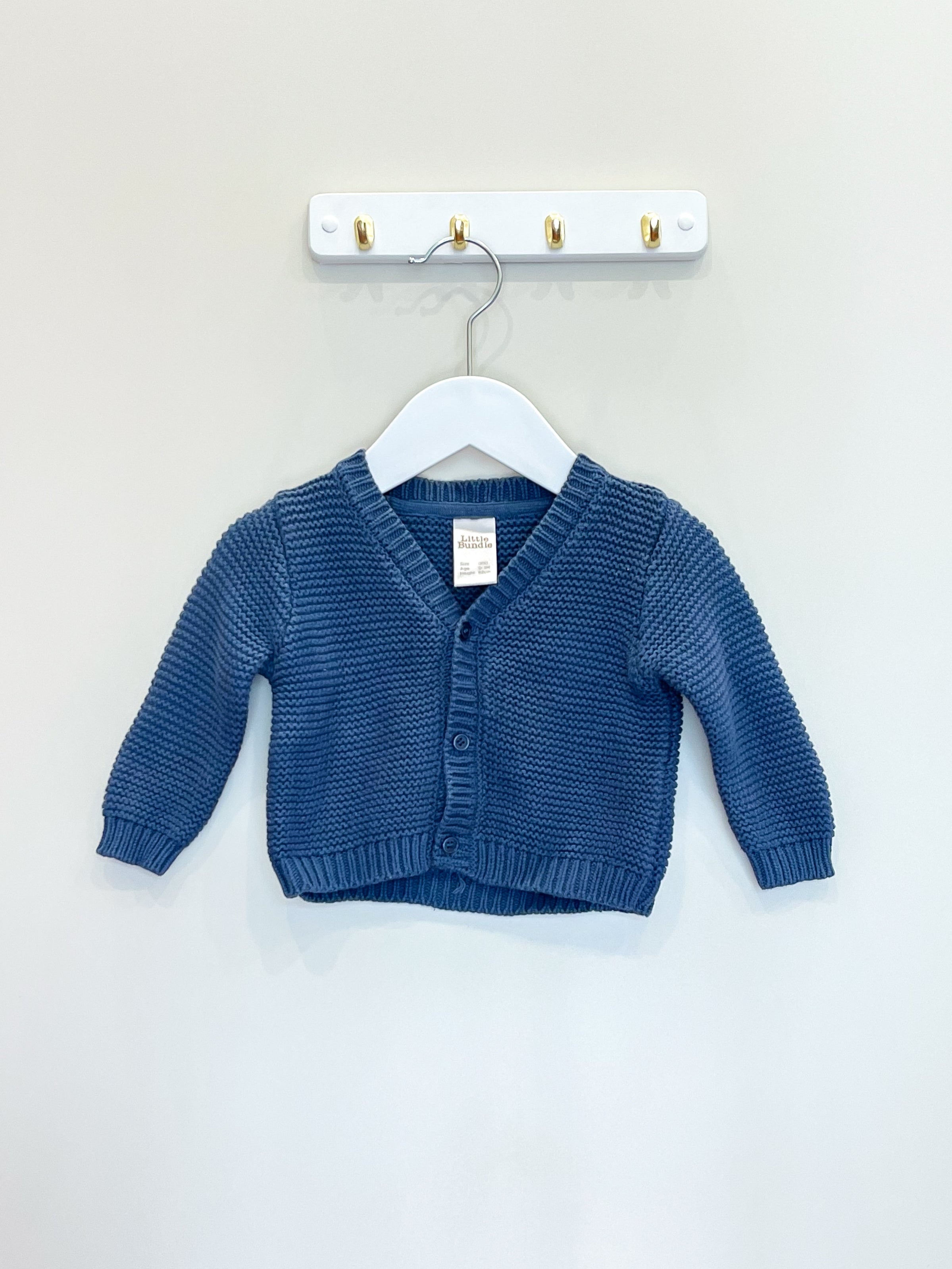 Little Bundle knit cardigan (0-3m)