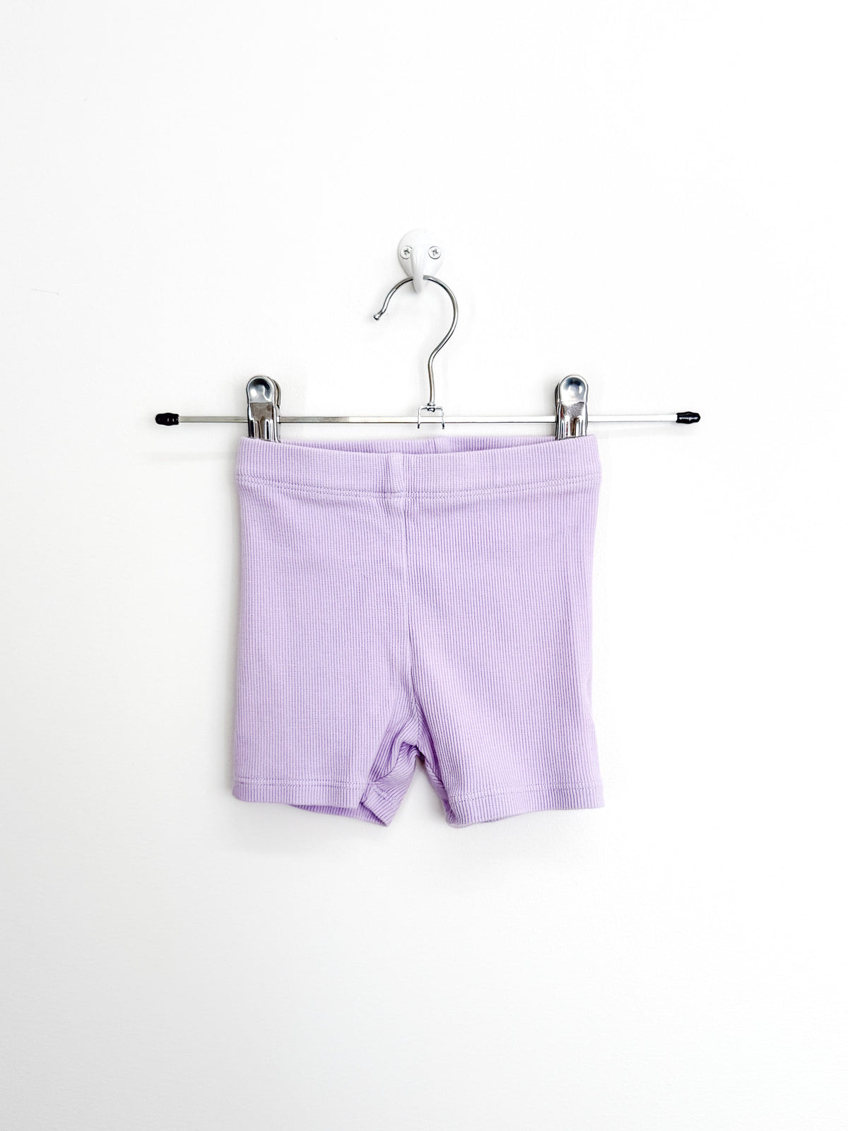 Sonnie organic rib shorts - lilac (1y)