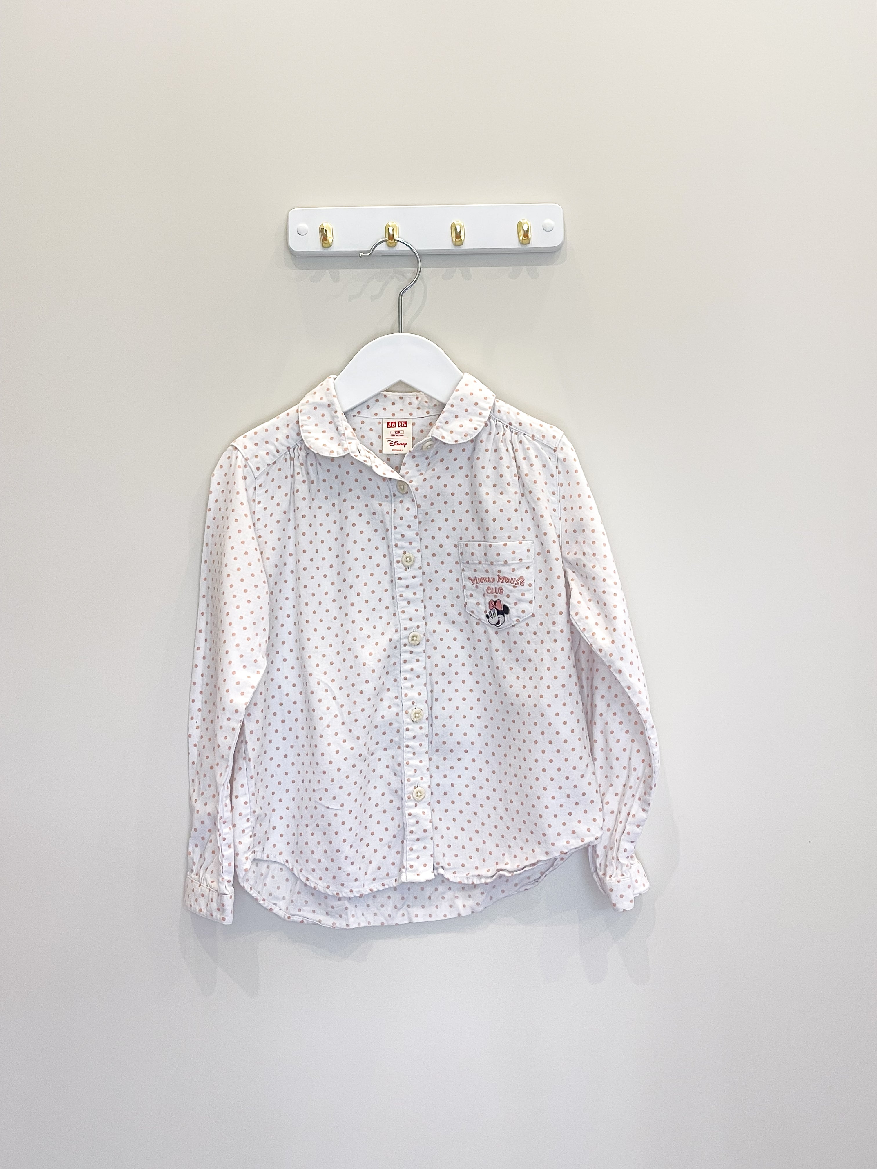 Uniqlo x Disney Minnie Mouse spot shirt (5-6y)