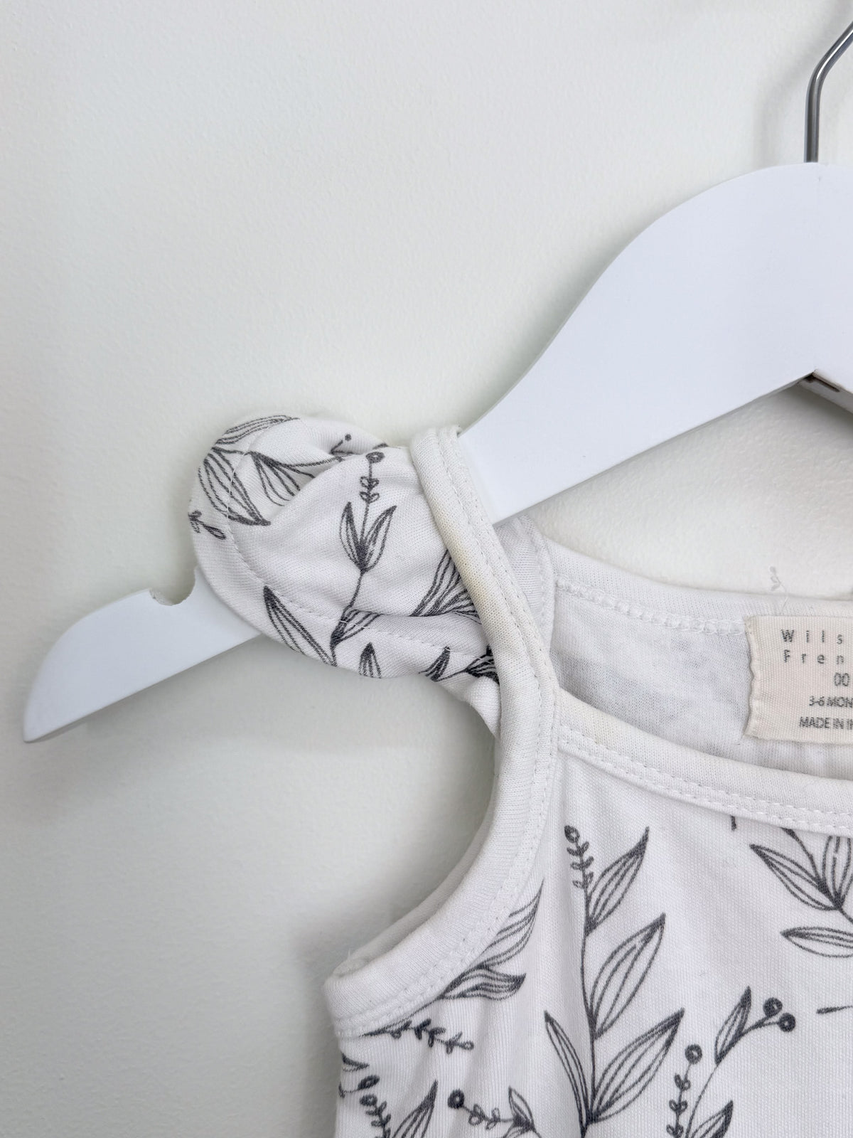 Wilson & Frenchy little flow ruffle playsuit (3-6m)