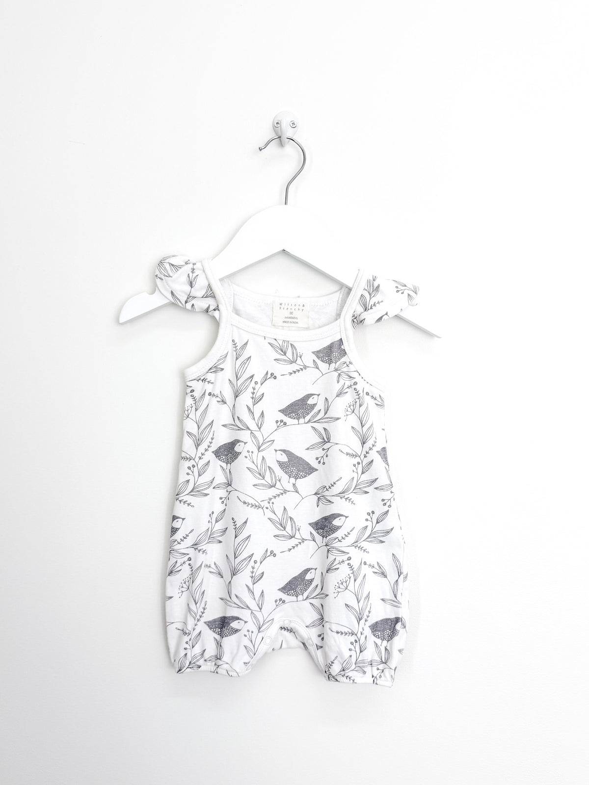 Wilson & Frenchy little flow ruffle playsuit (3-6m)