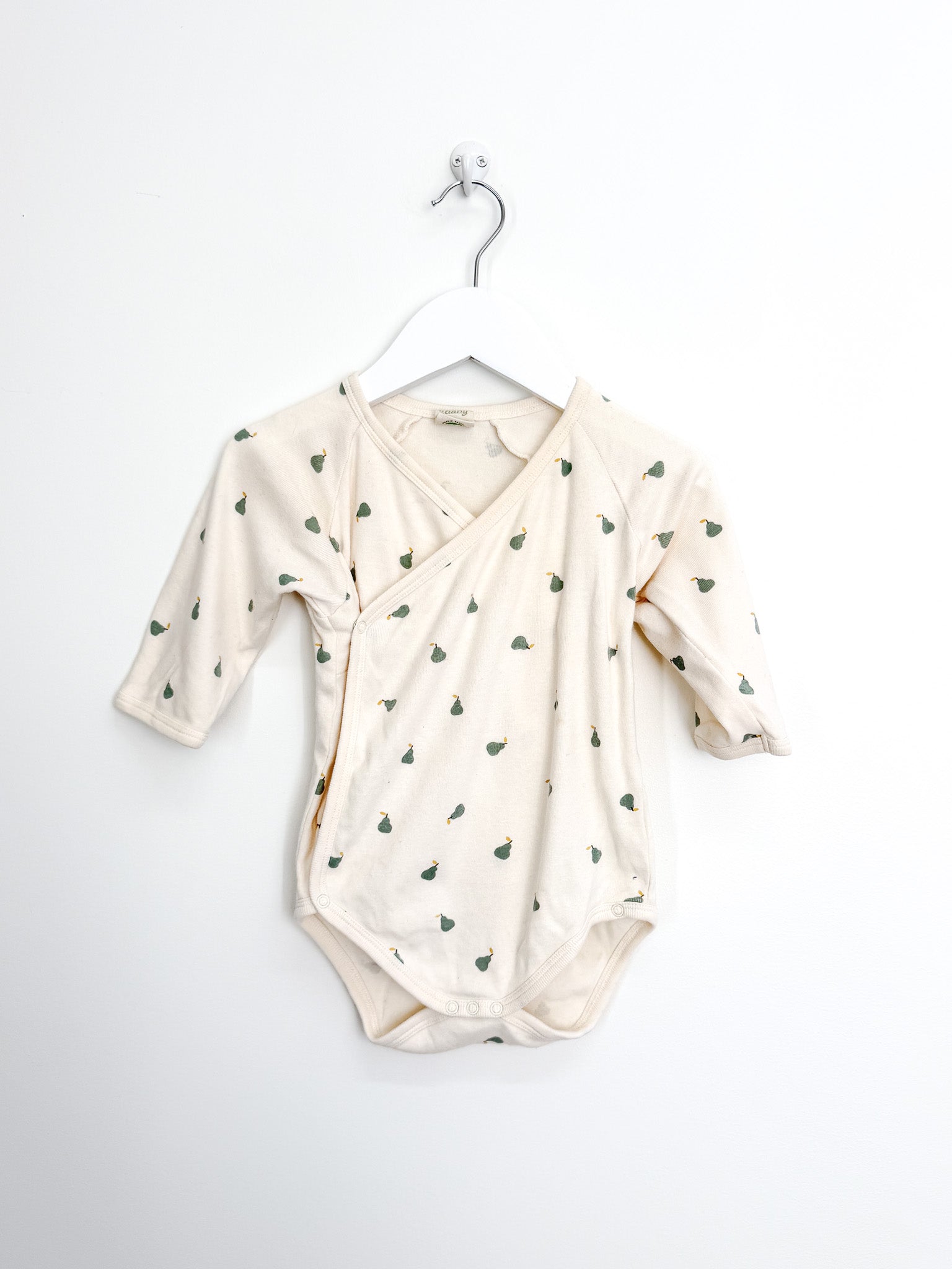 Nature Baby organic kimono bodysuit - petite pear (6-12m)