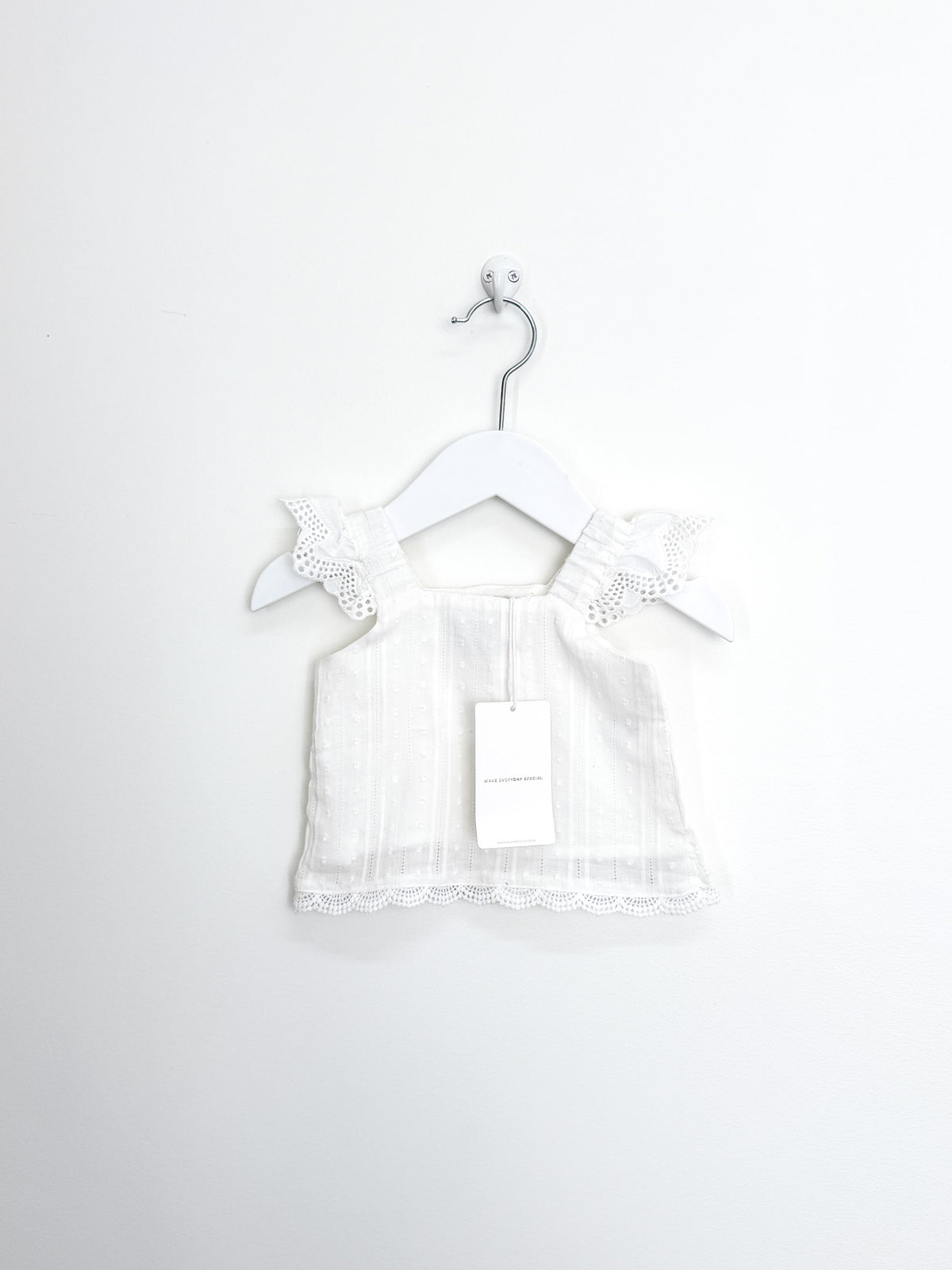 BNWT Karibou Kids giselle winged top (0-3m)