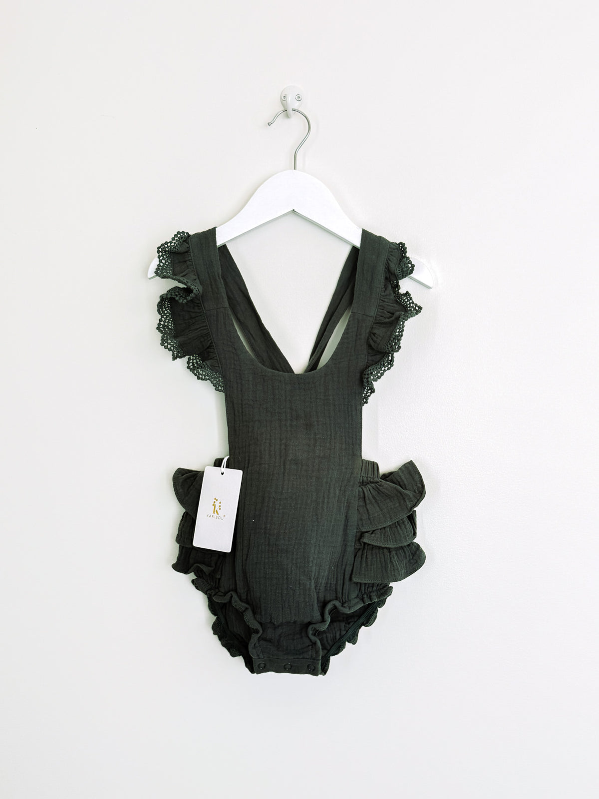 BNWT Karibou Kids muslin playsuit (6-12m)