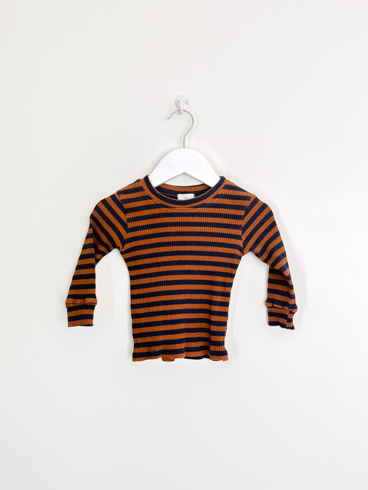 Sienna Blair rib stripe long sleeve tee (6-12m)