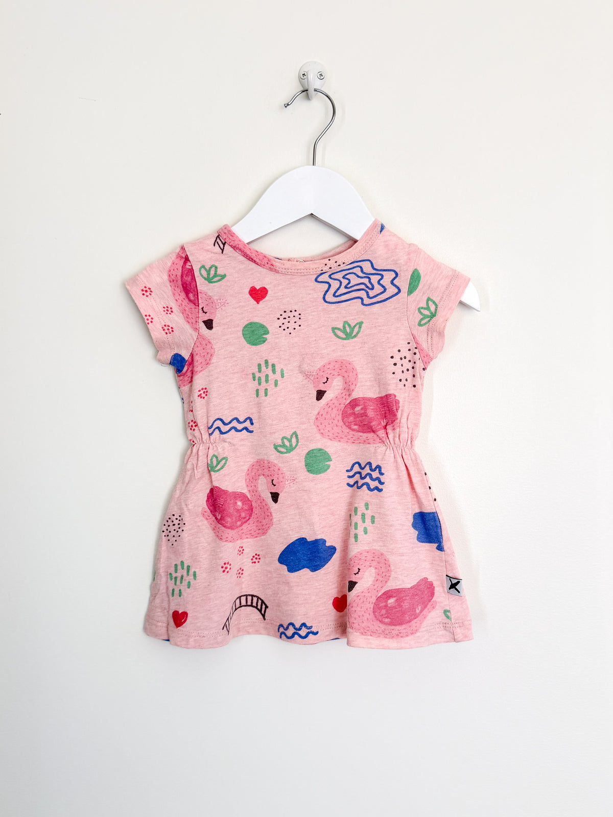 Minti uni-swan dress (6-12m)