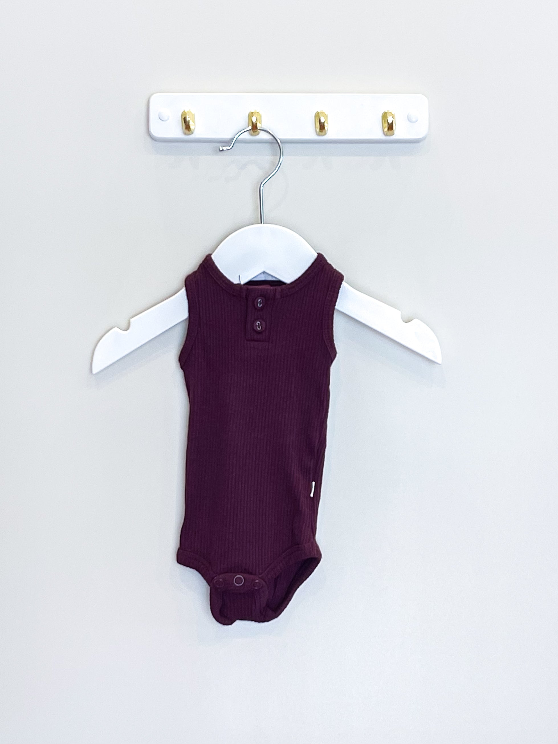 Jamie Kay organic ribbed singletsuit (newborn)