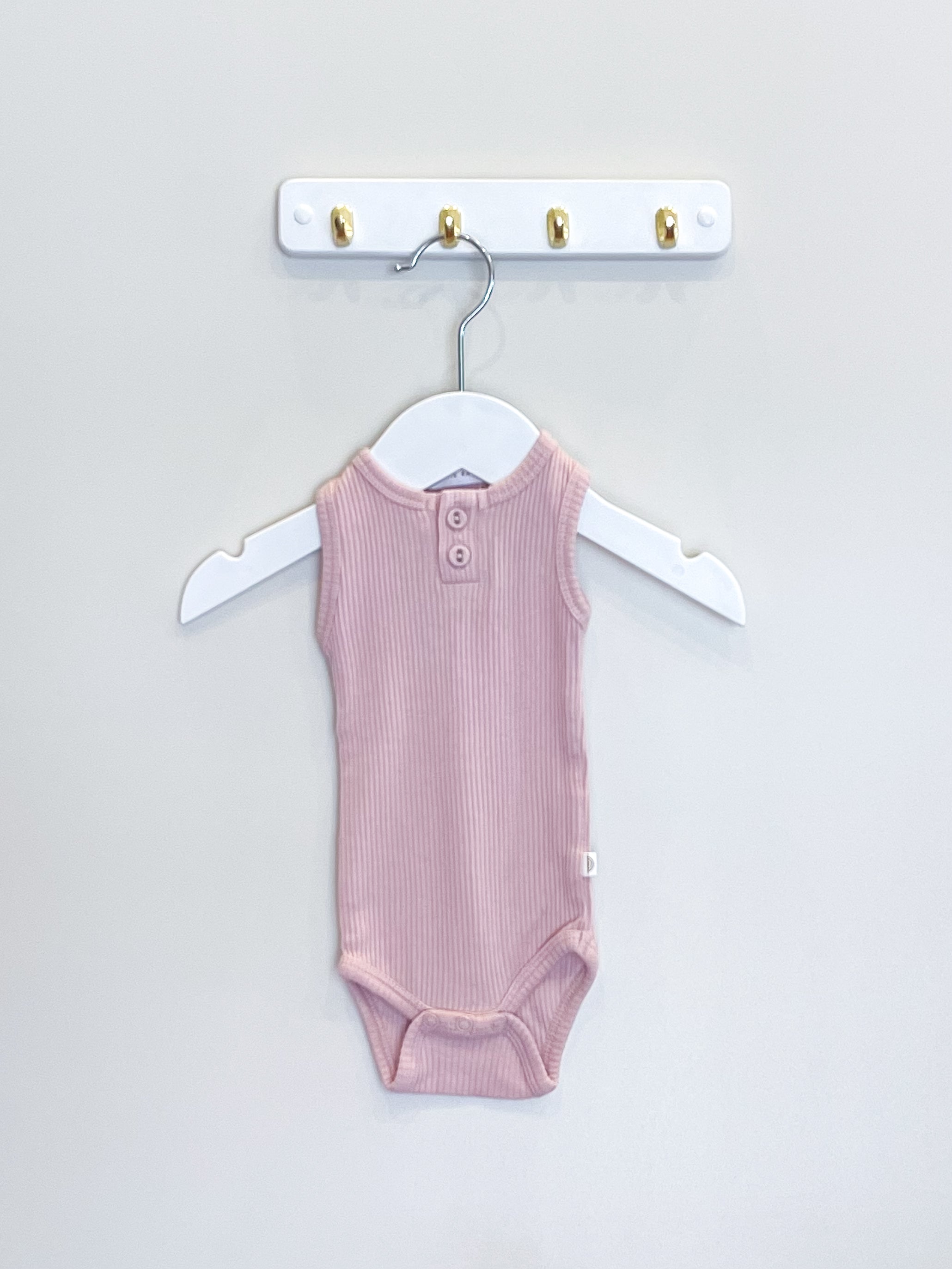 Jamie Kay organic ribbed singletsuit (0-3m)