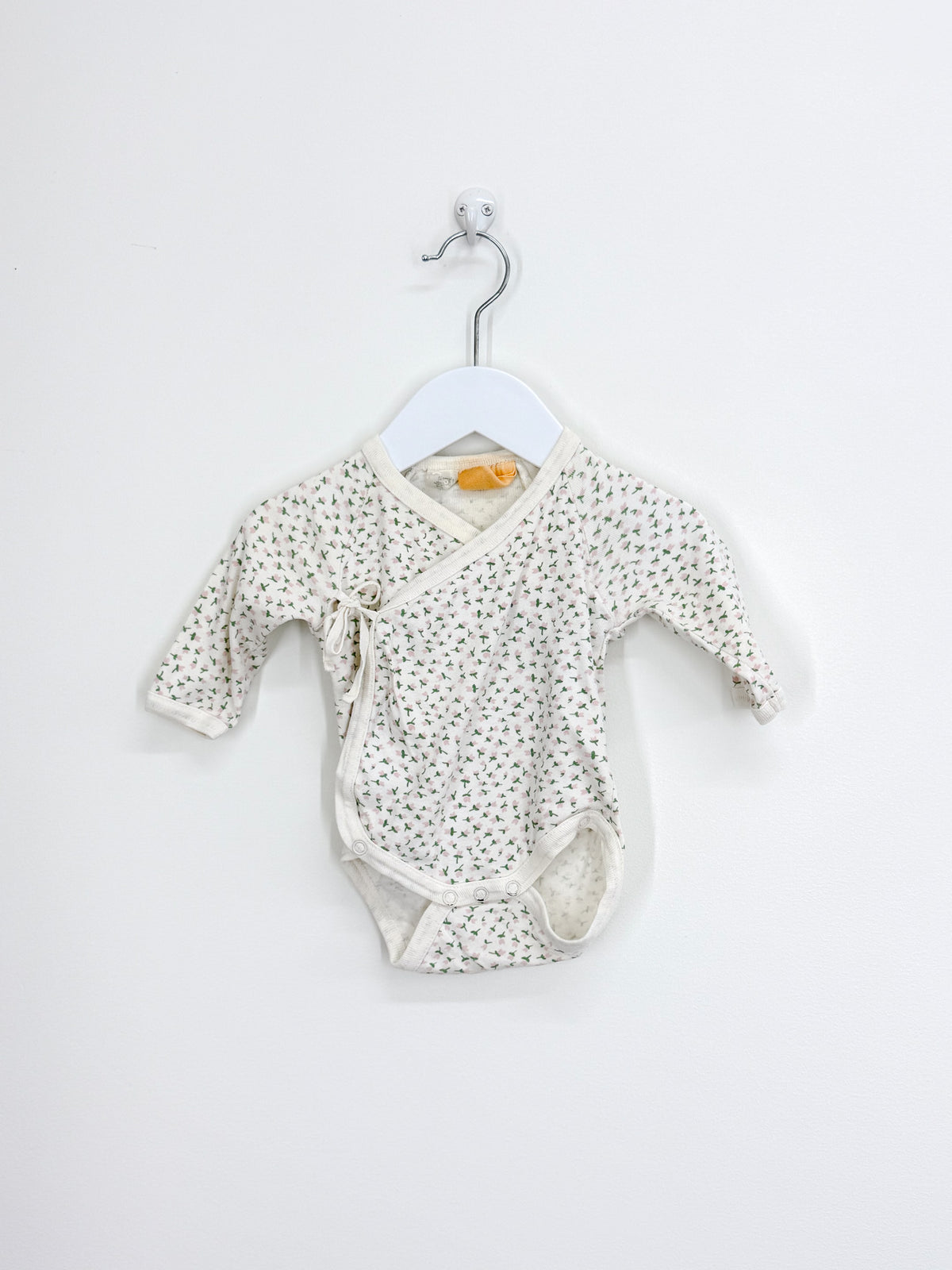 Nature Baby organic kimono bodysuit - tulip (0-3m)