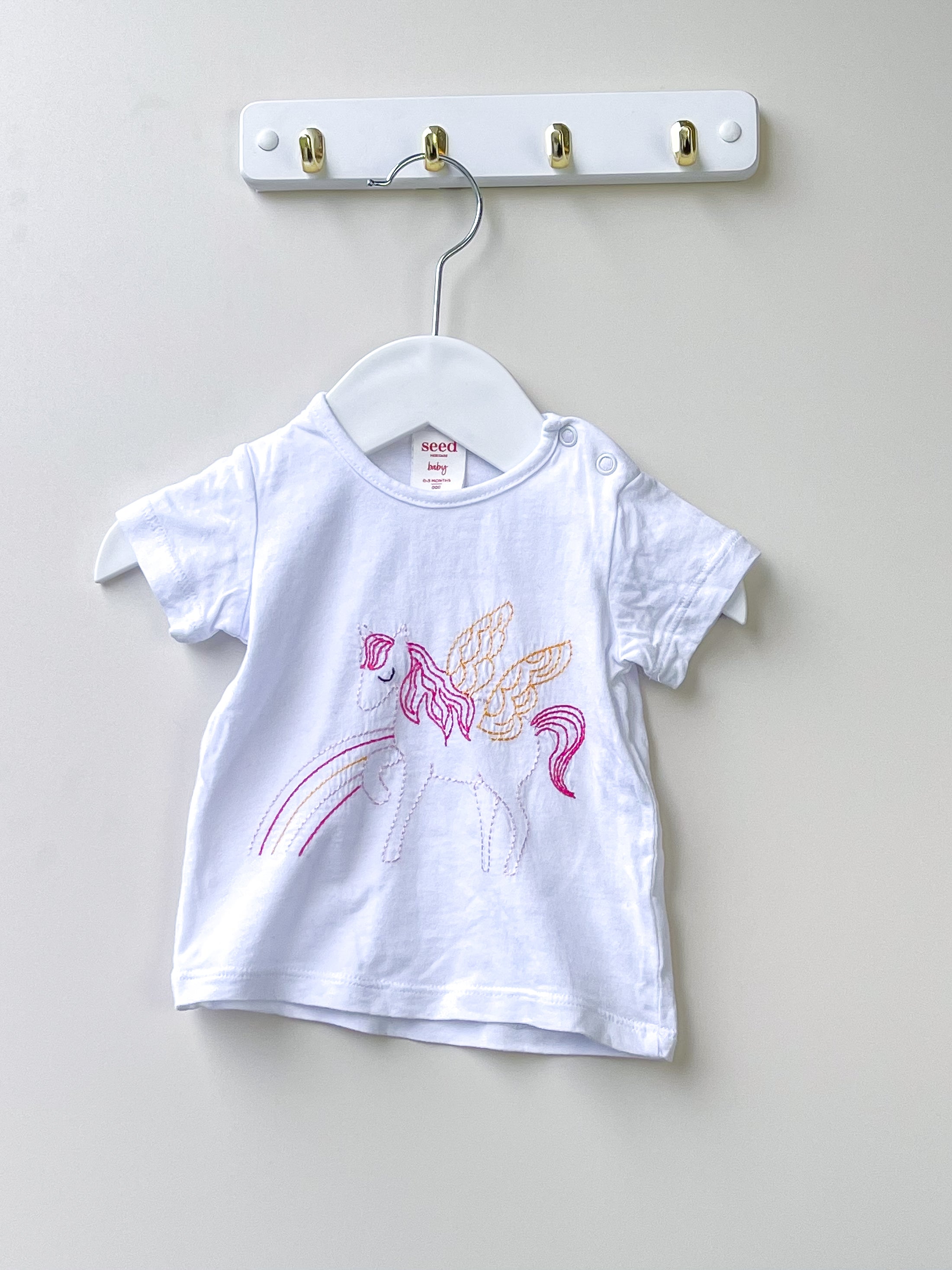 Seed unicorn tee (0-3m)
