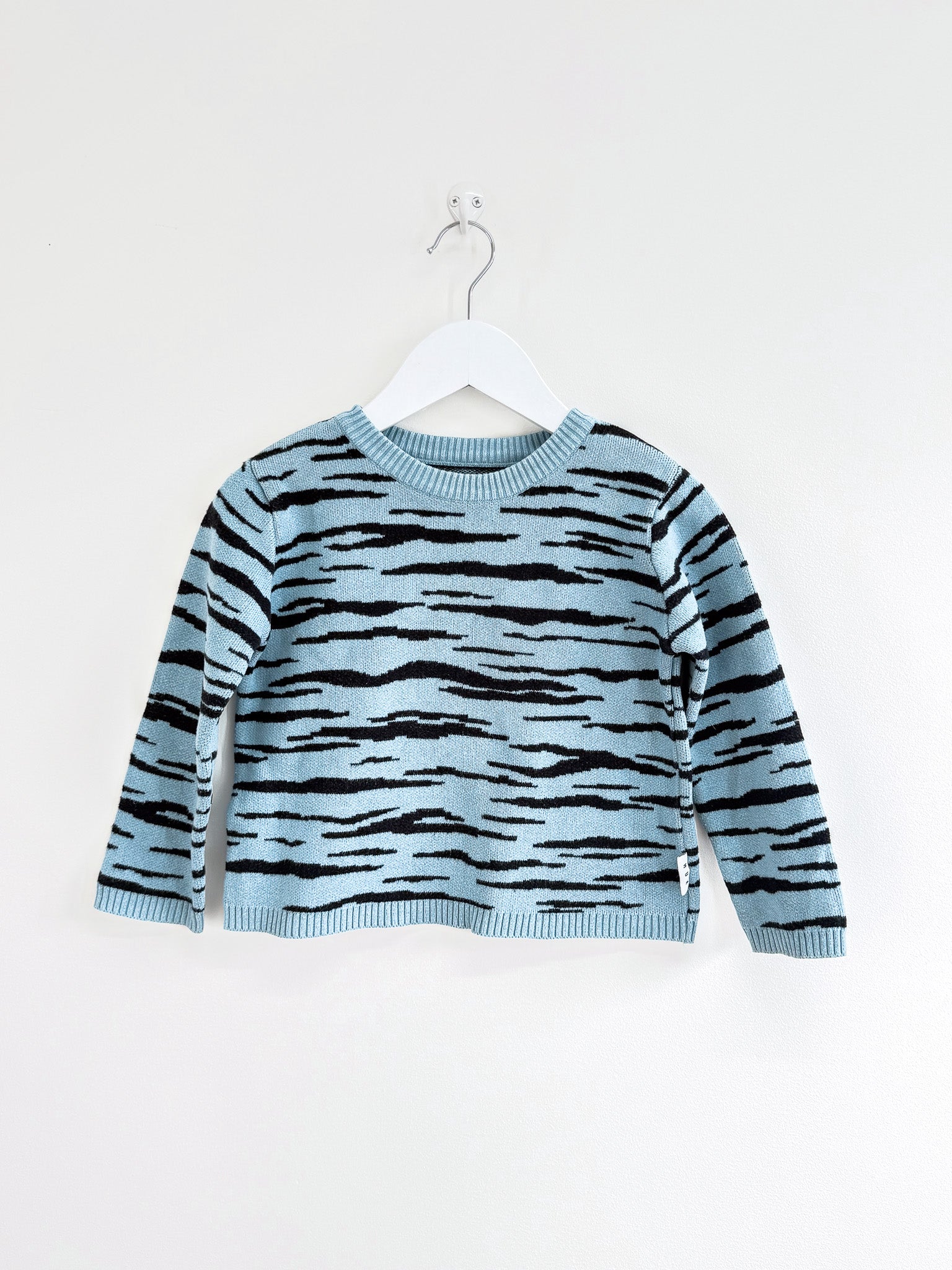 Hux organic tiger stripe knit (4y)