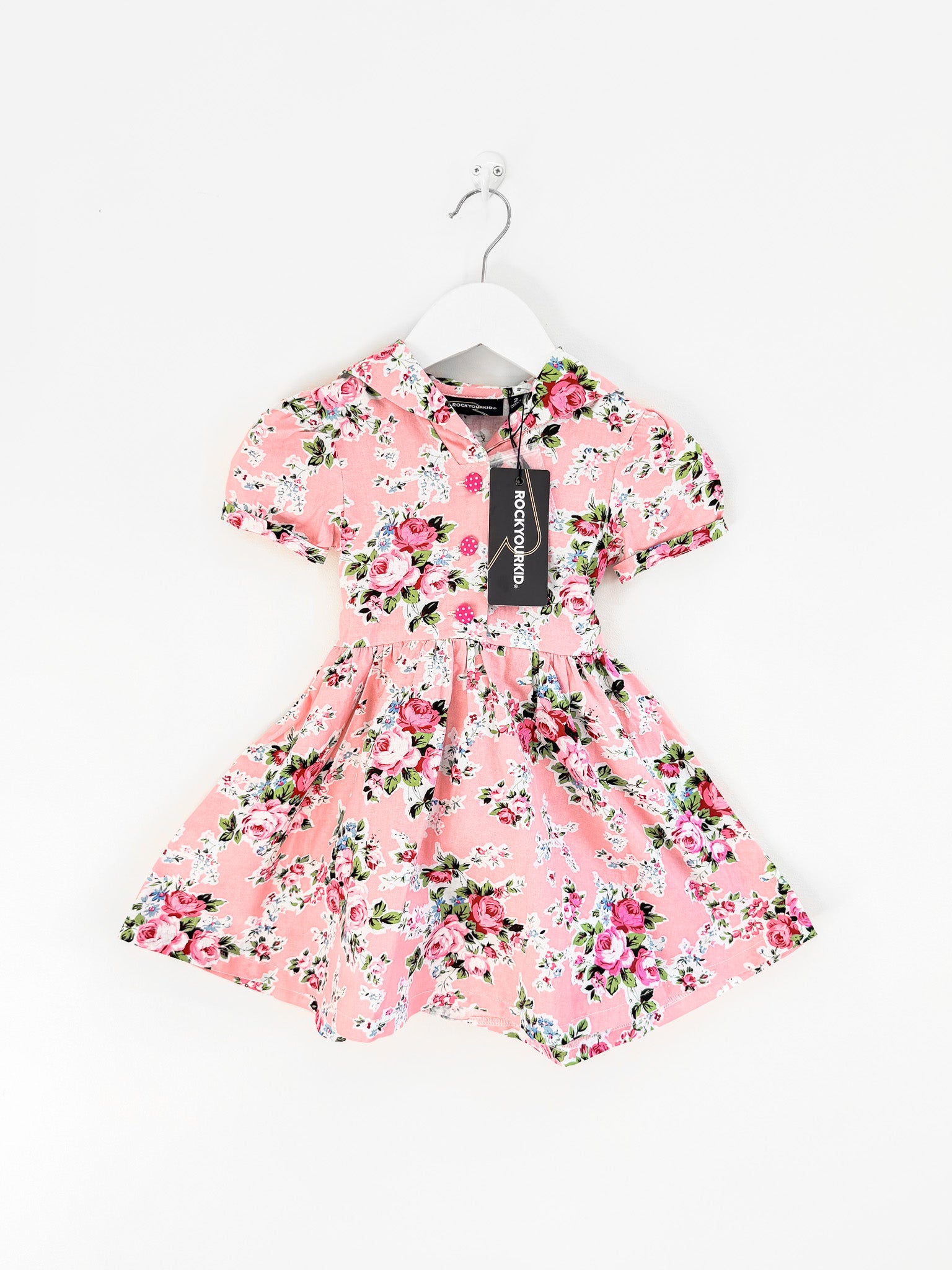 BNWT Rock Your Kid pink maeve sailor dress (2y)