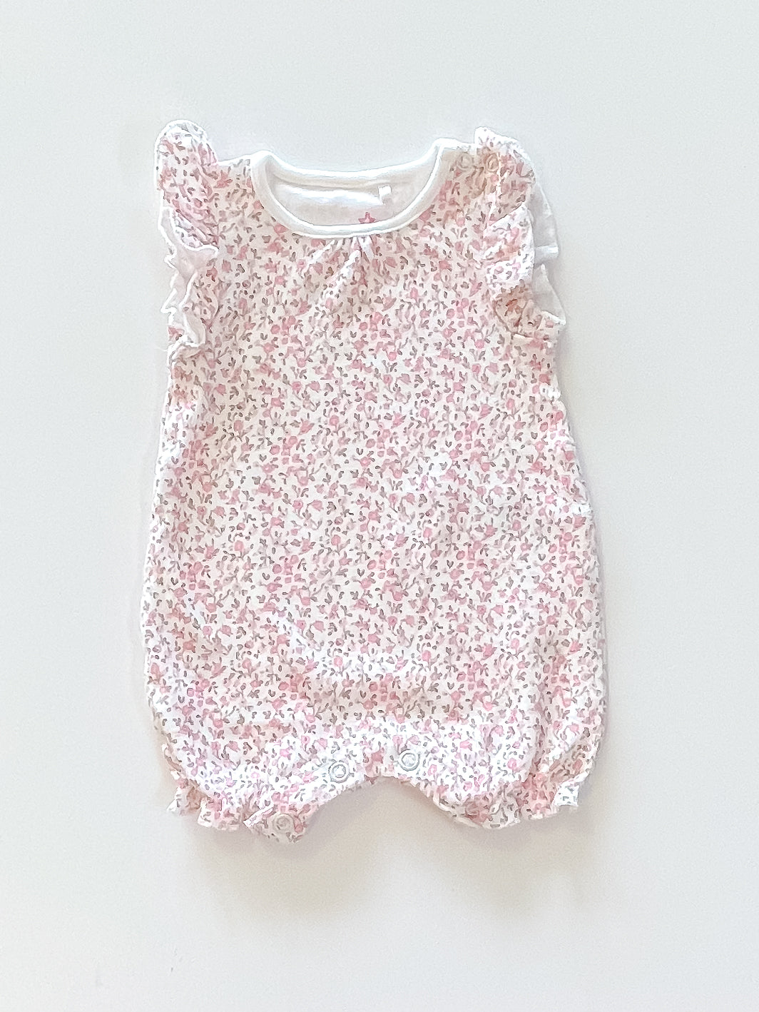 Next shortie floral romper (newborn)