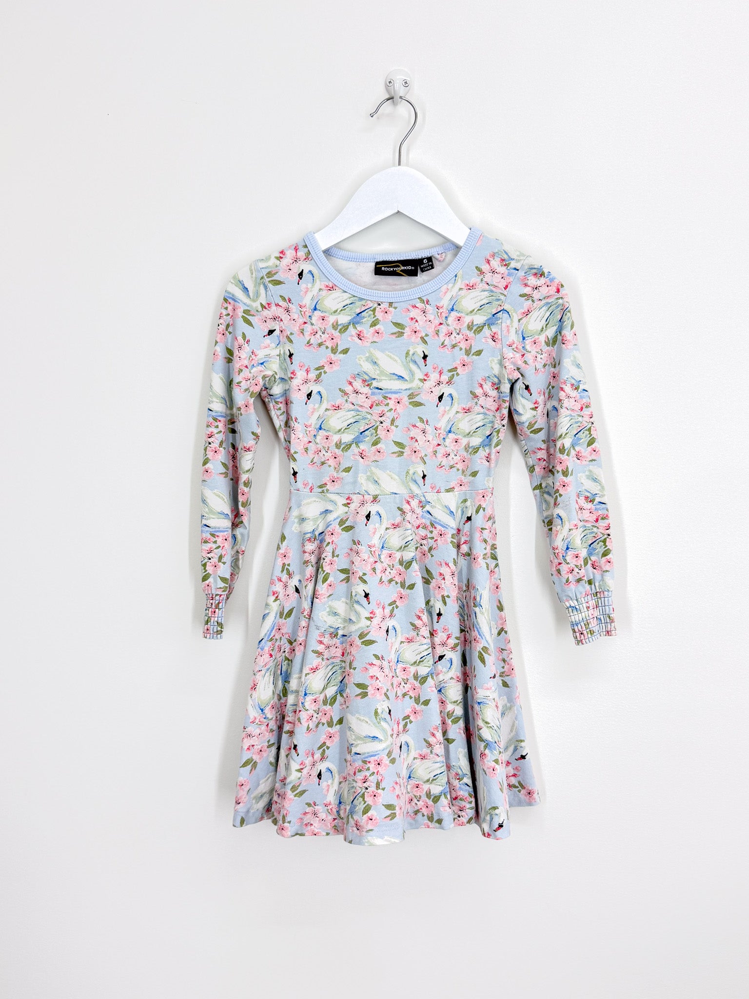 Rock Your Kid swan waisted dress (6y)
