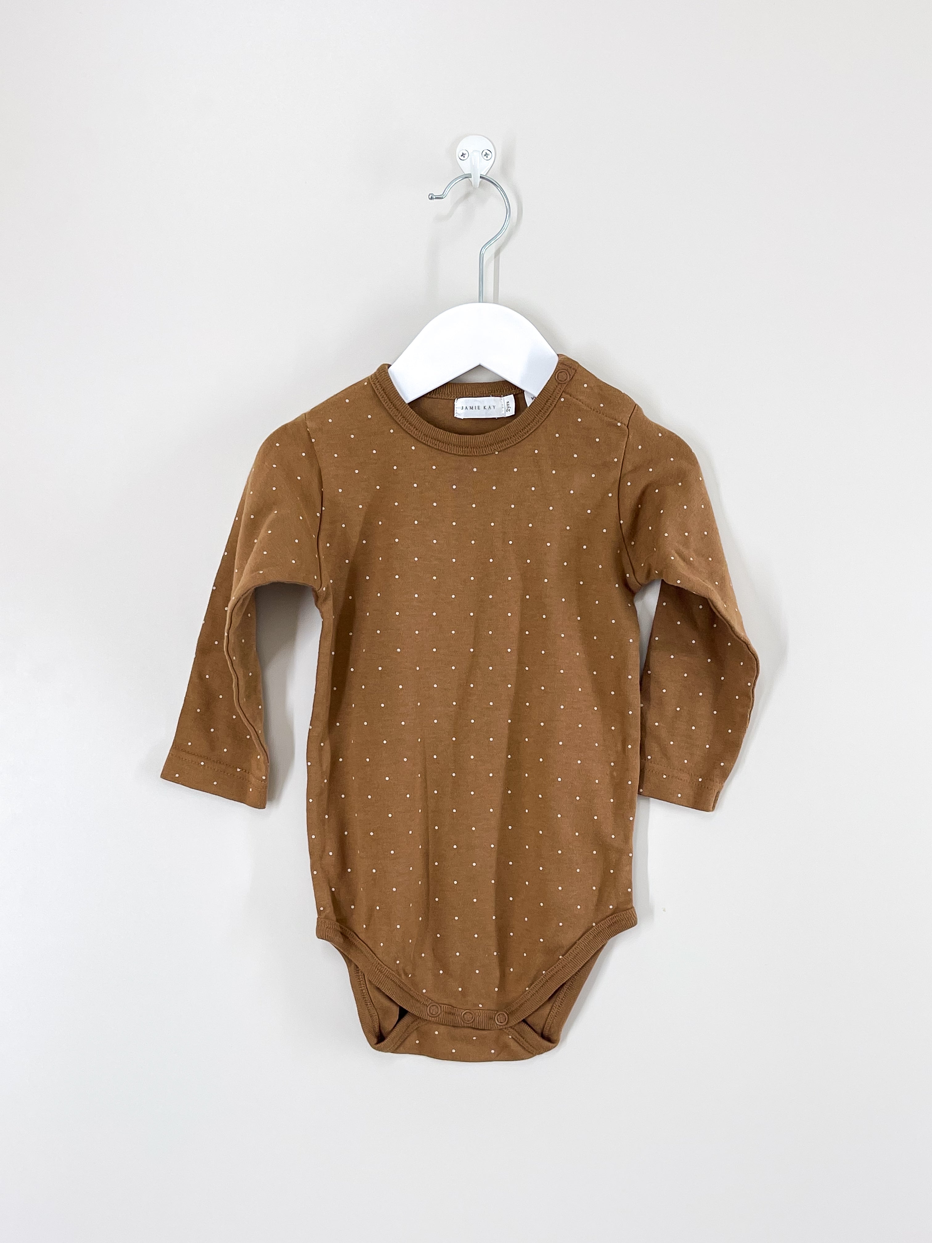 Jamie Kay OG organic bodysuit - tiny dots (2y)