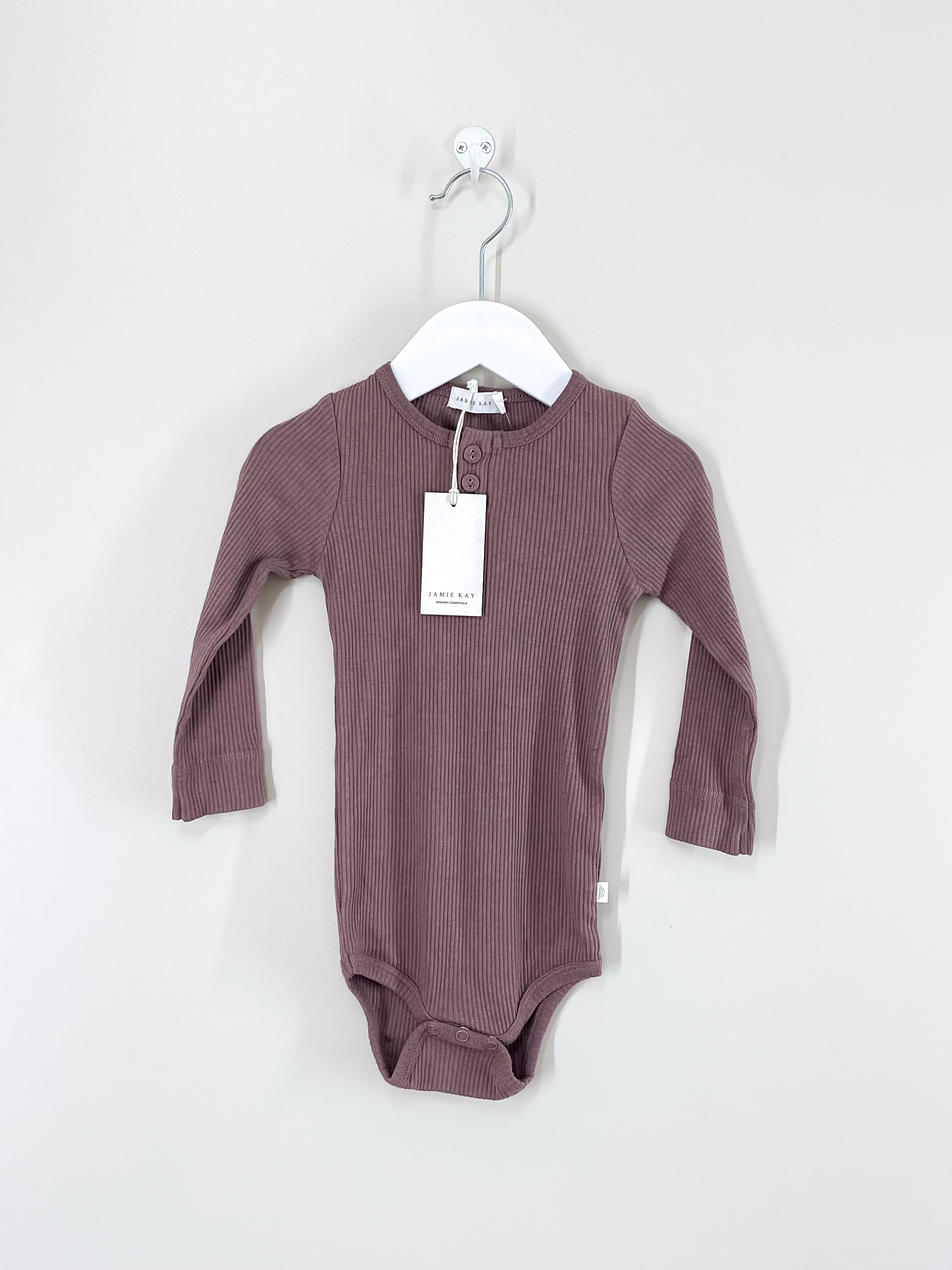 BNWT Jamie Kay OG organic rib bodysuit (2y)